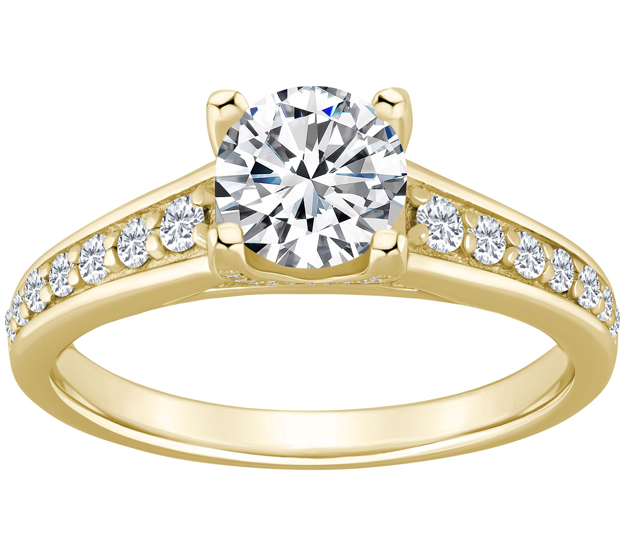 Affinity 1.25 cttw Diamond Engagement Rin g, 14K Gold