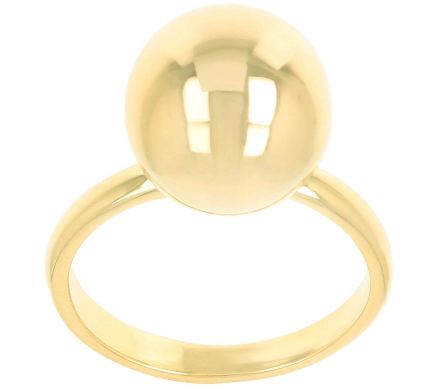 Louis Dell'Olio Sterling Silver Orbit Polish edBead Ring