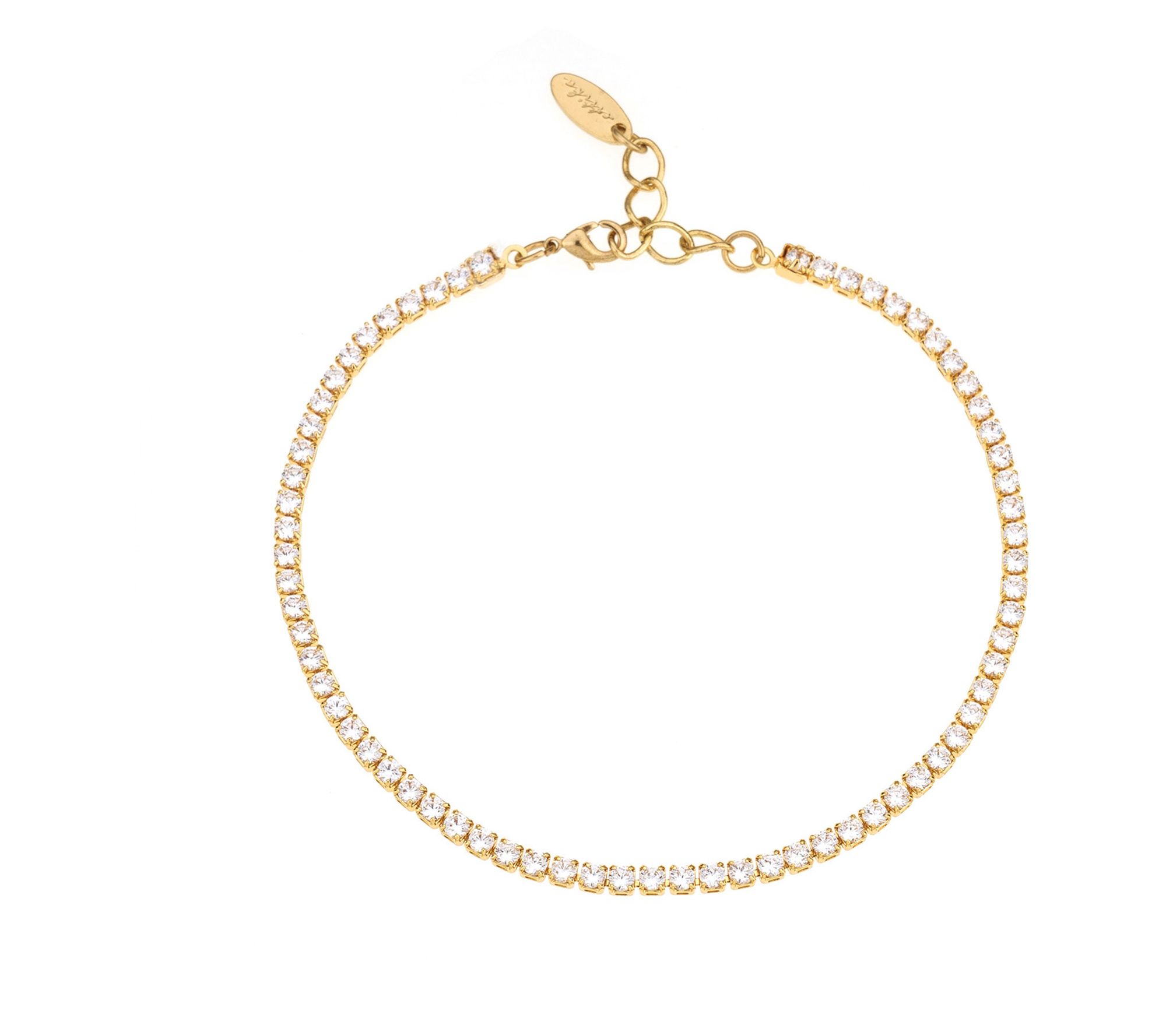 Ettika Sparkle Tennis Ankle Bracelet