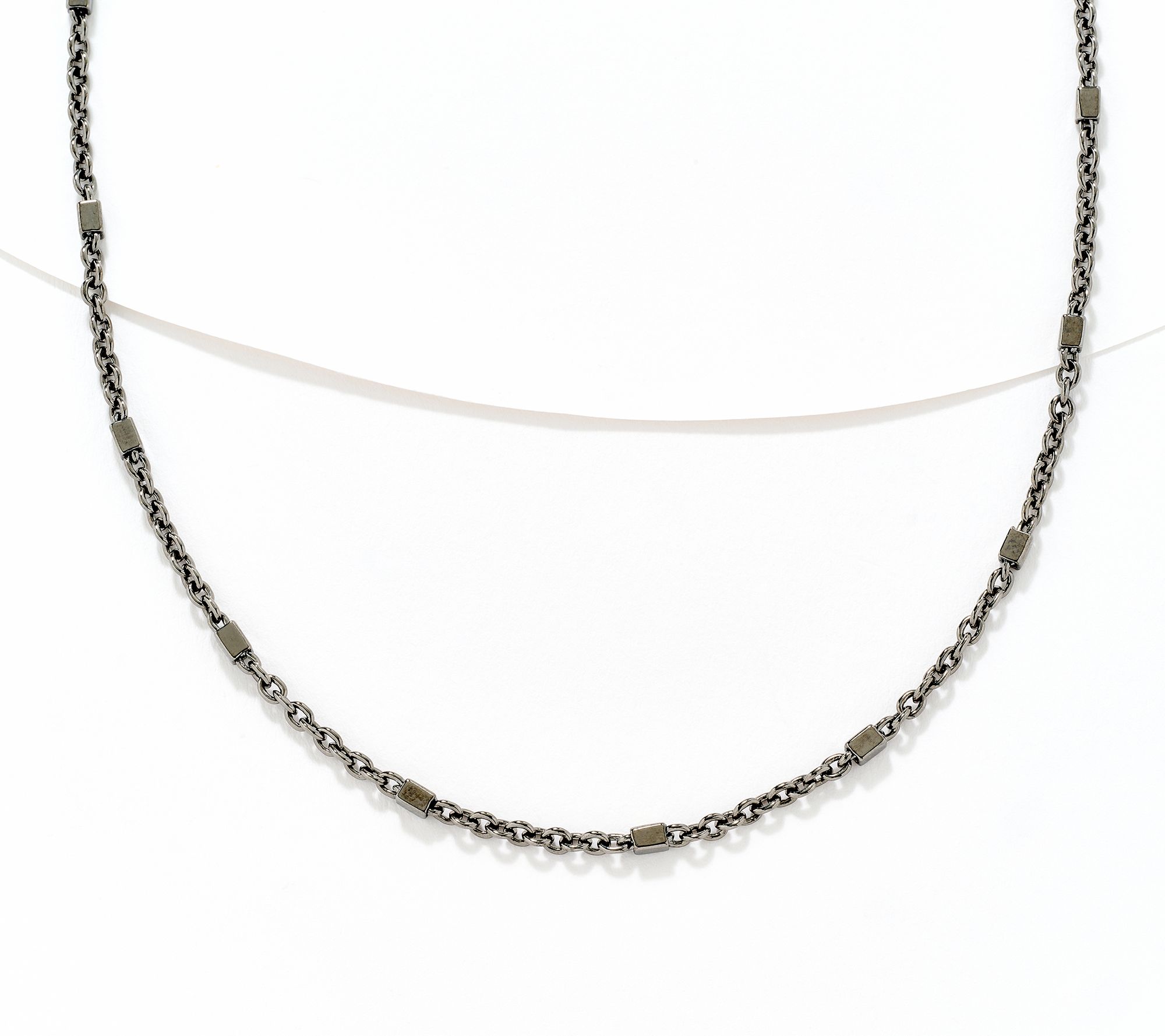 David Markstein Bronze Premiere Luxe Cube 18" + 2" Necklace