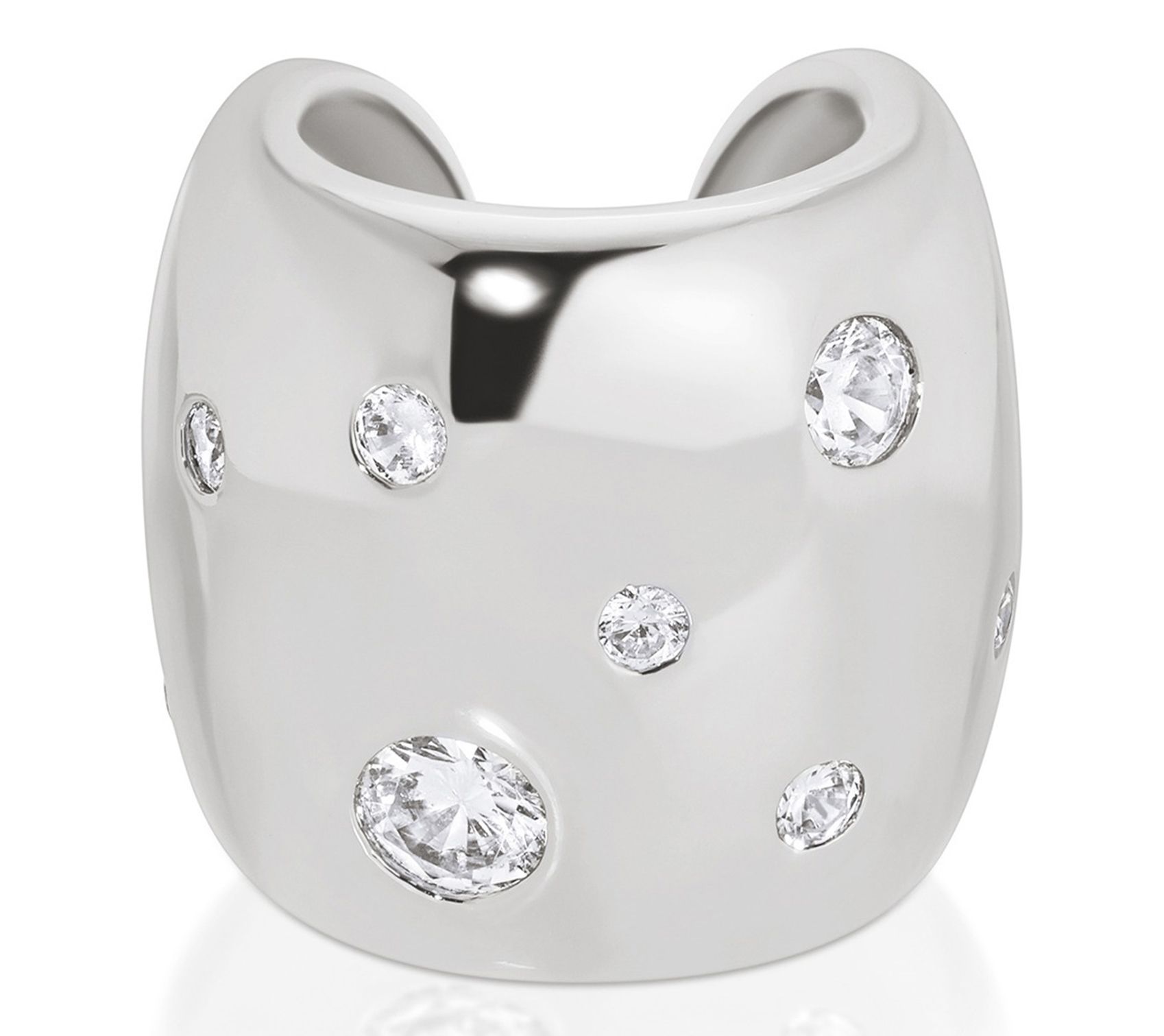 Ettika Scattered Cubic Zirconia Chunky Ear Cuff