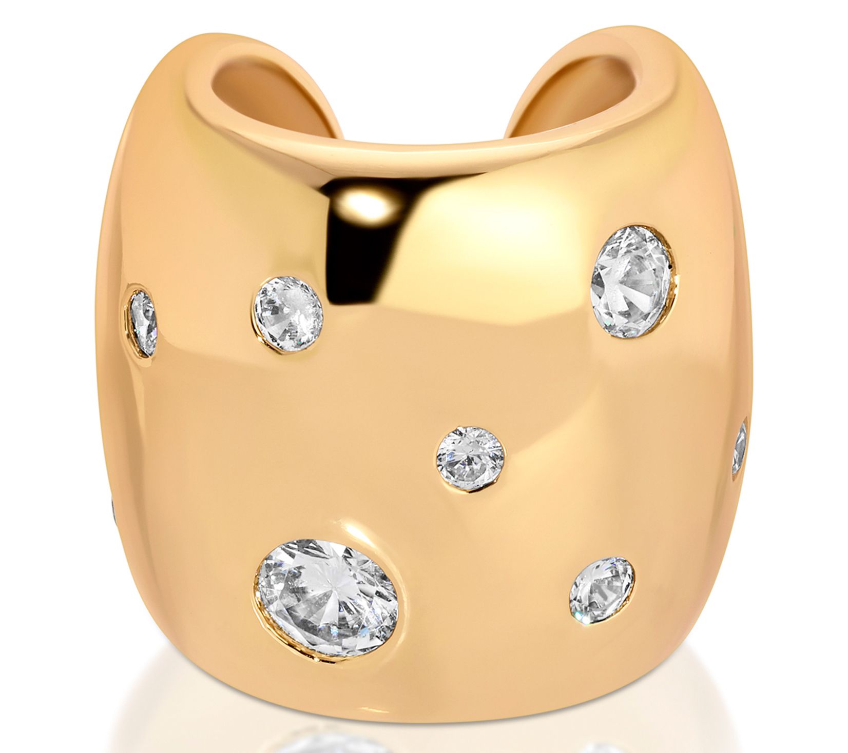 Ettika Scattered Cubic Zirconia Chunky Ear Cuff