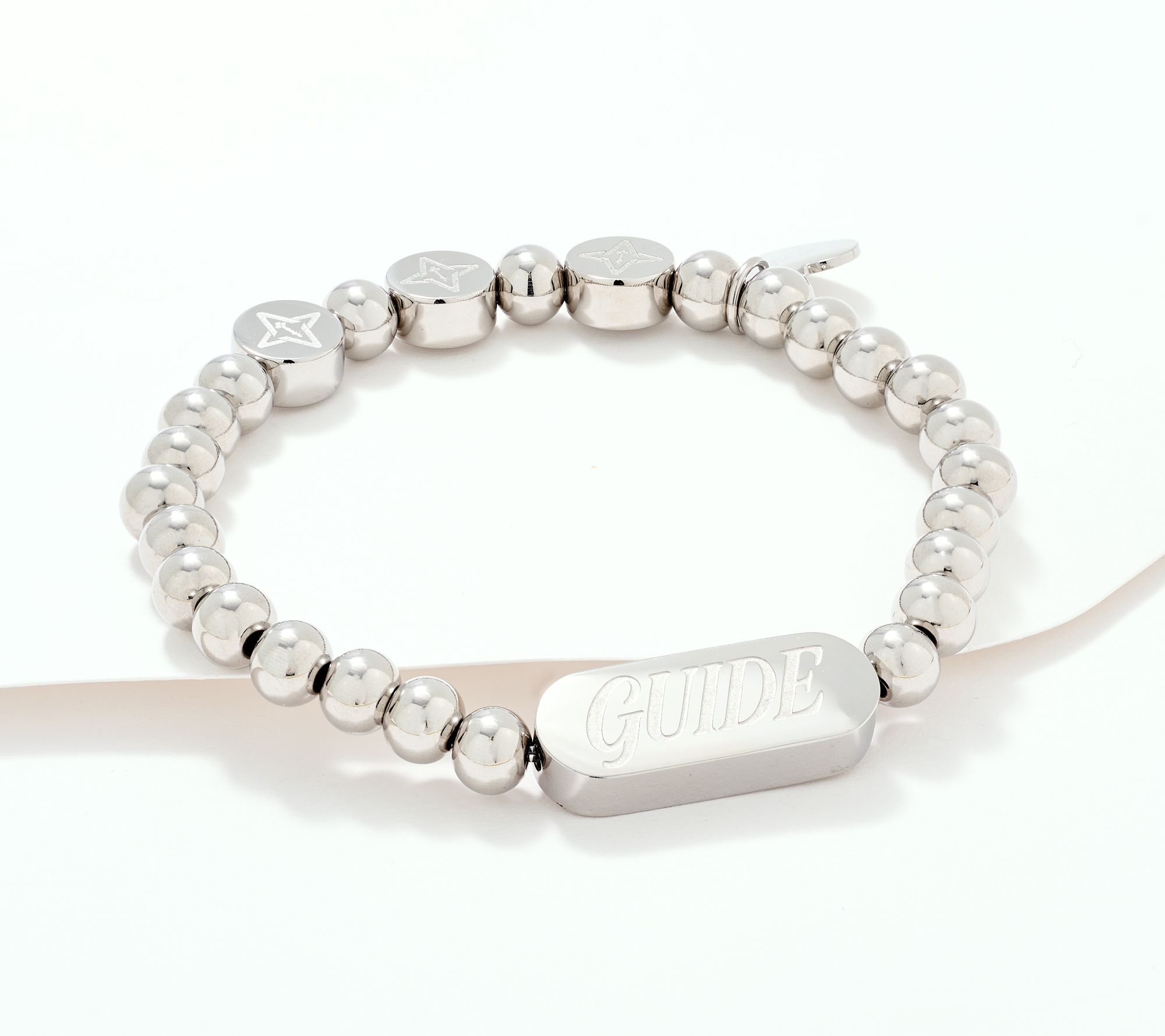 Valencia Key x Jane Treacy Guide Bracelet, Steel