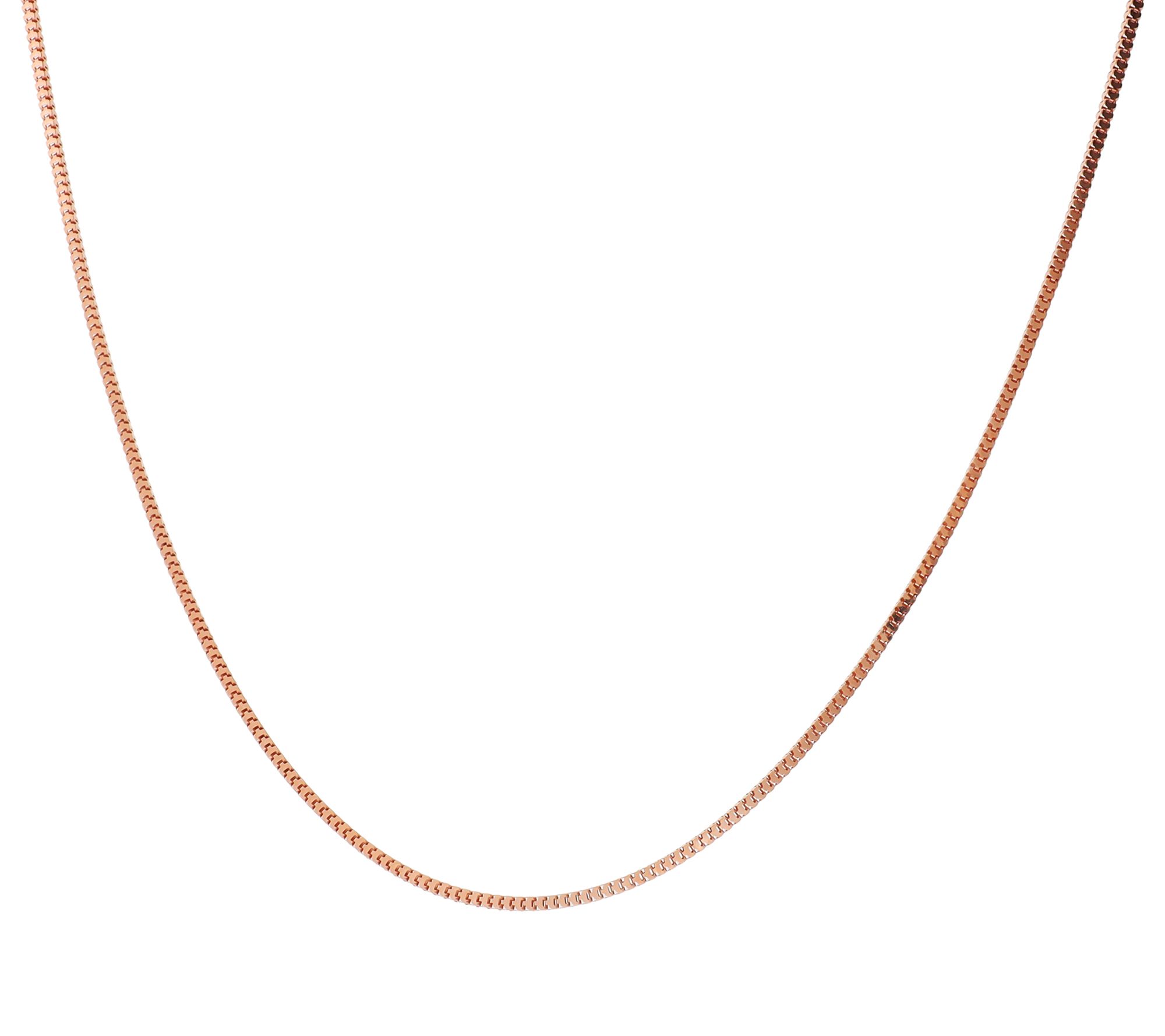 Ultrafine 950 Silver 20" Box Chain Necklace