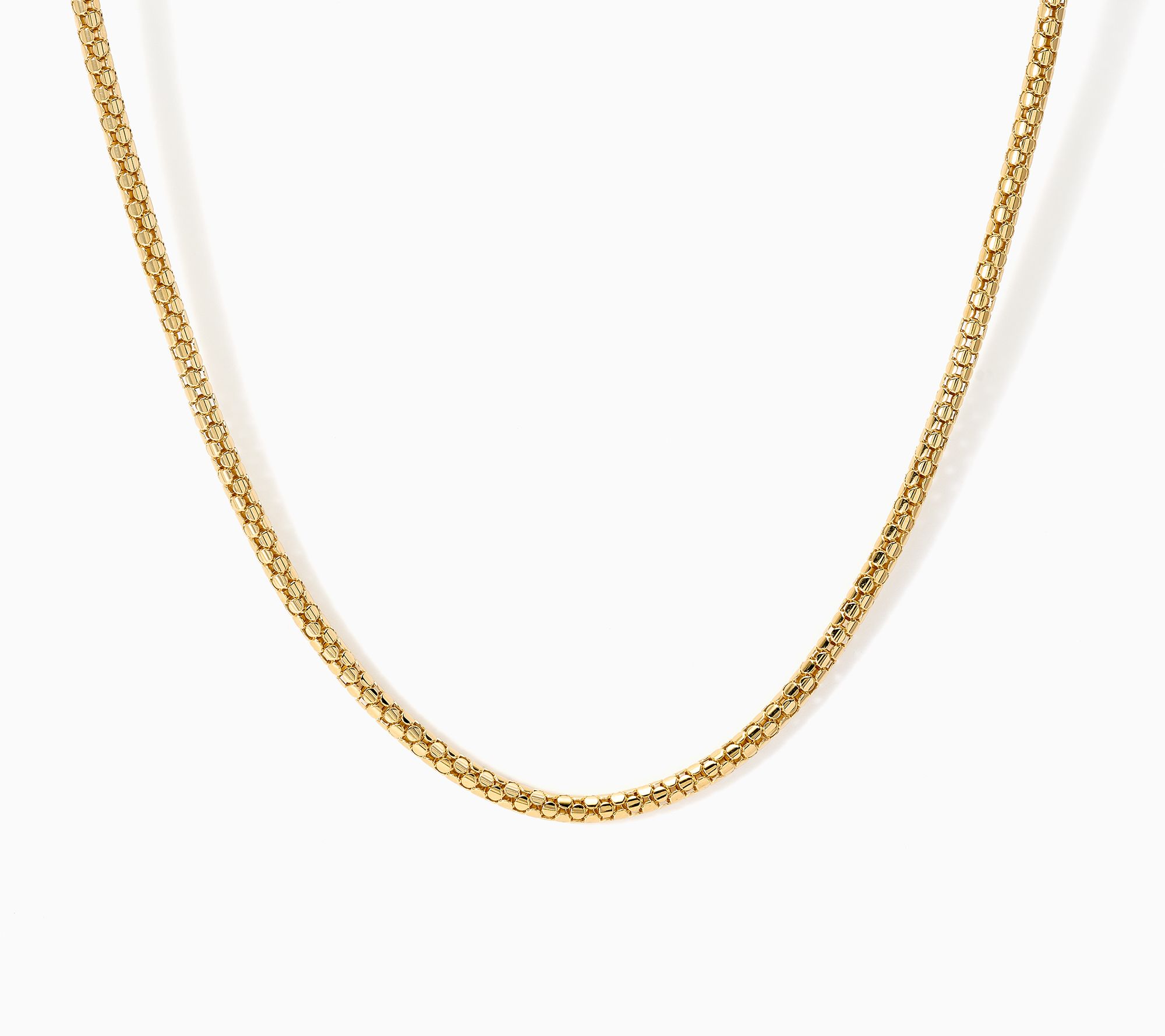 Christian James by Scott Grimes 14K Gold Plated Flexible Disc Necklace