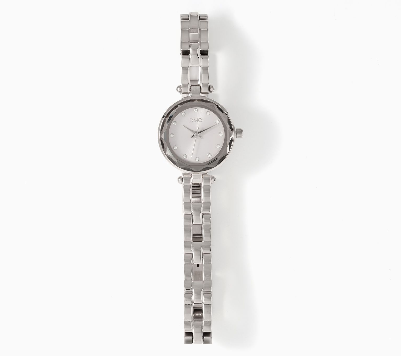 Steel by Diamonique Fancy Face Watch