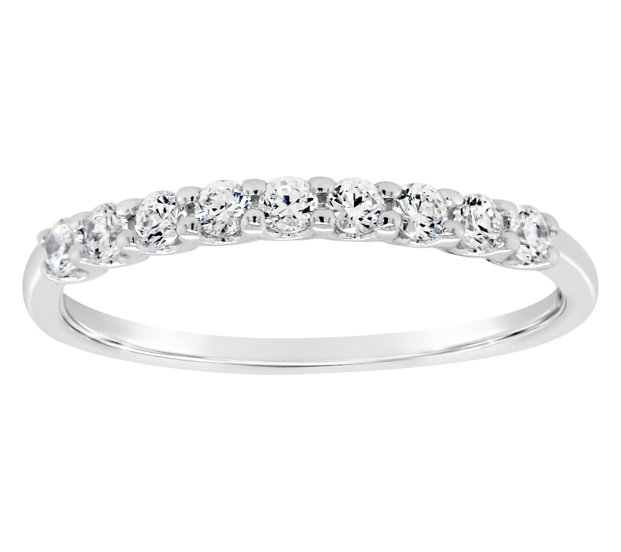 Affinity 14K Gold 1/4 cttw 9-Stone Diamond Ring