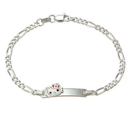 Hello Kitty Sterling ID Bracelet 