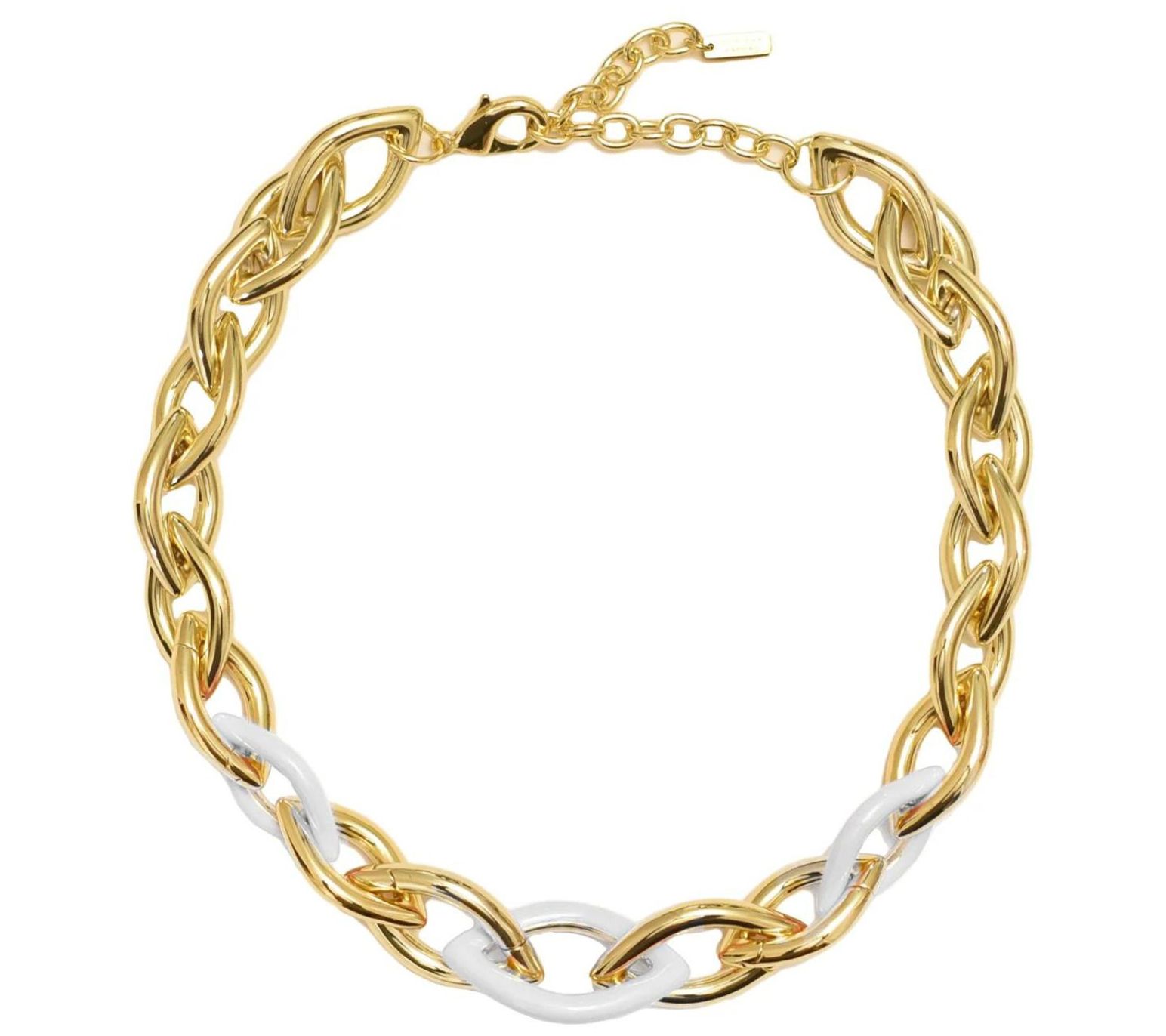 Adriana Pappas Designs Enamel Link Necklace