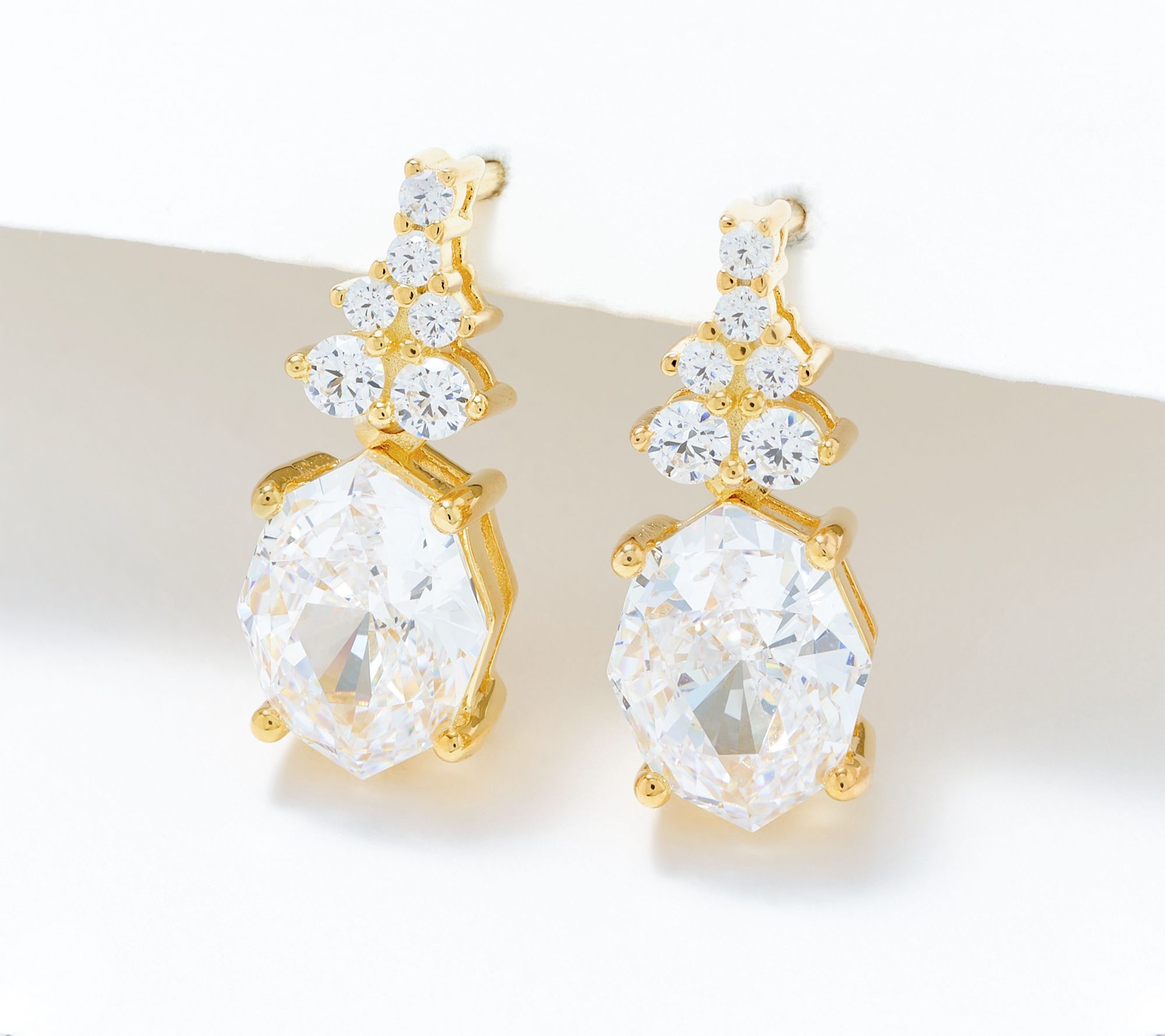 Diamonique x Kathy Levine Grand Sancy Perpetual Earrings