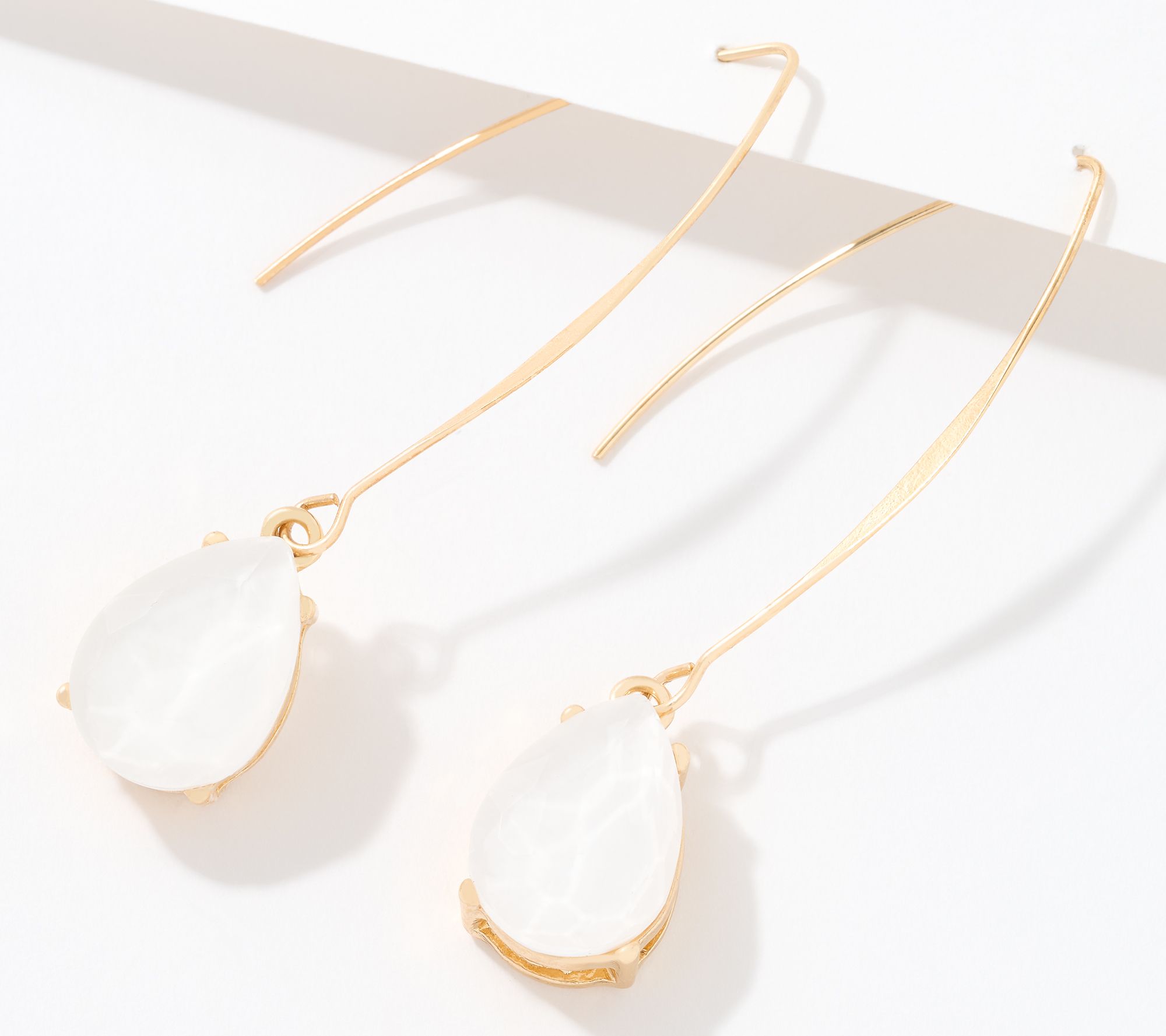 Susan Graver Colored Drop Earrings