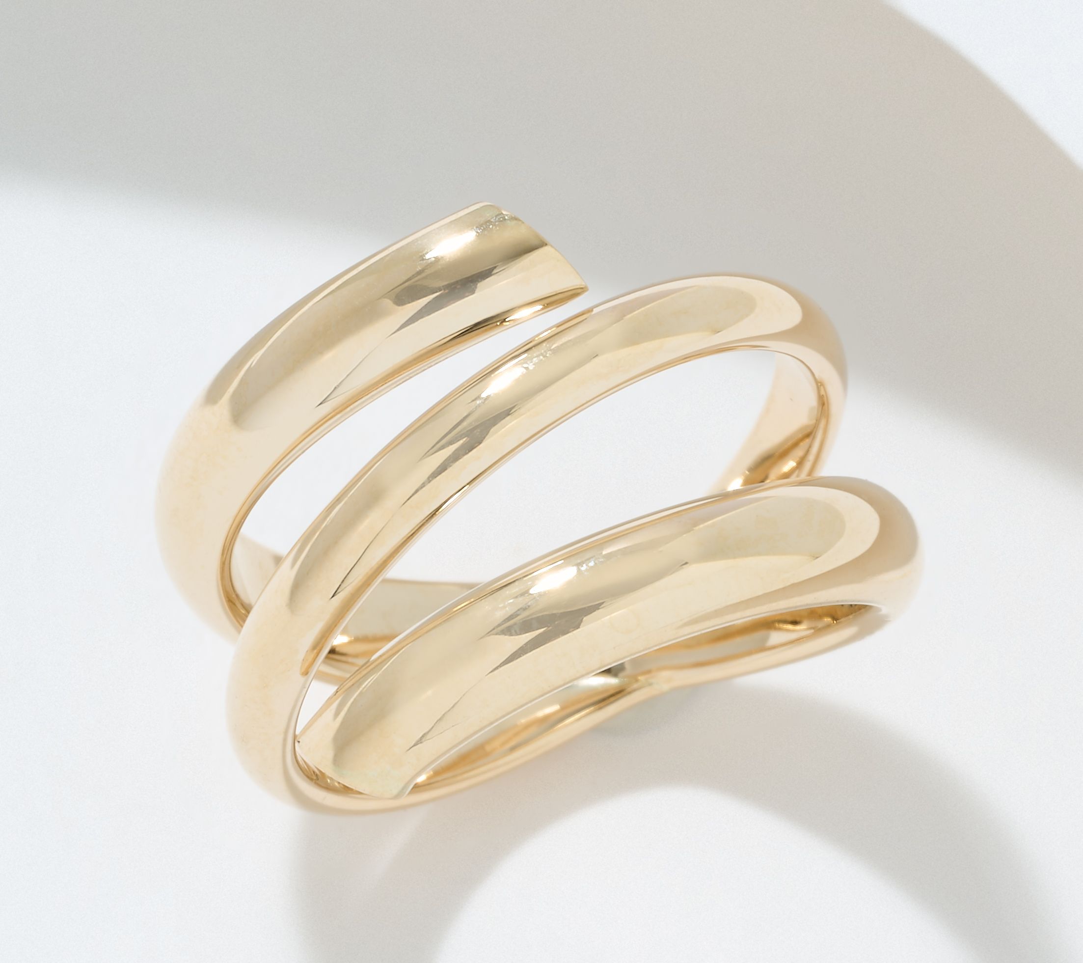 "As Is" David Markstein 14K Gold Multi Wrap Triple Band Ring