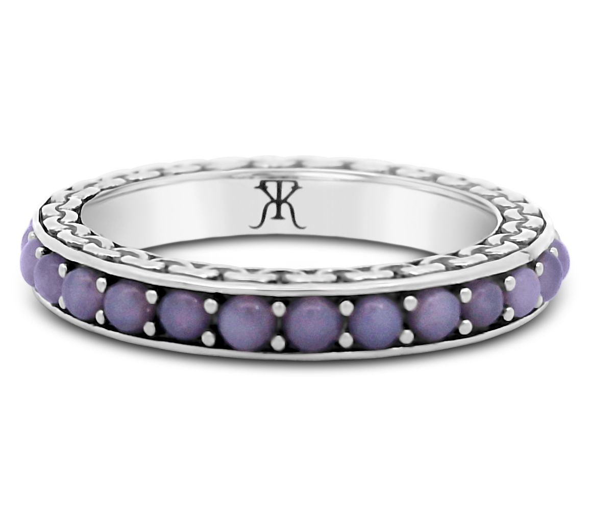 Tiffany Kay Studio Sterling Silver Opal Band Ring