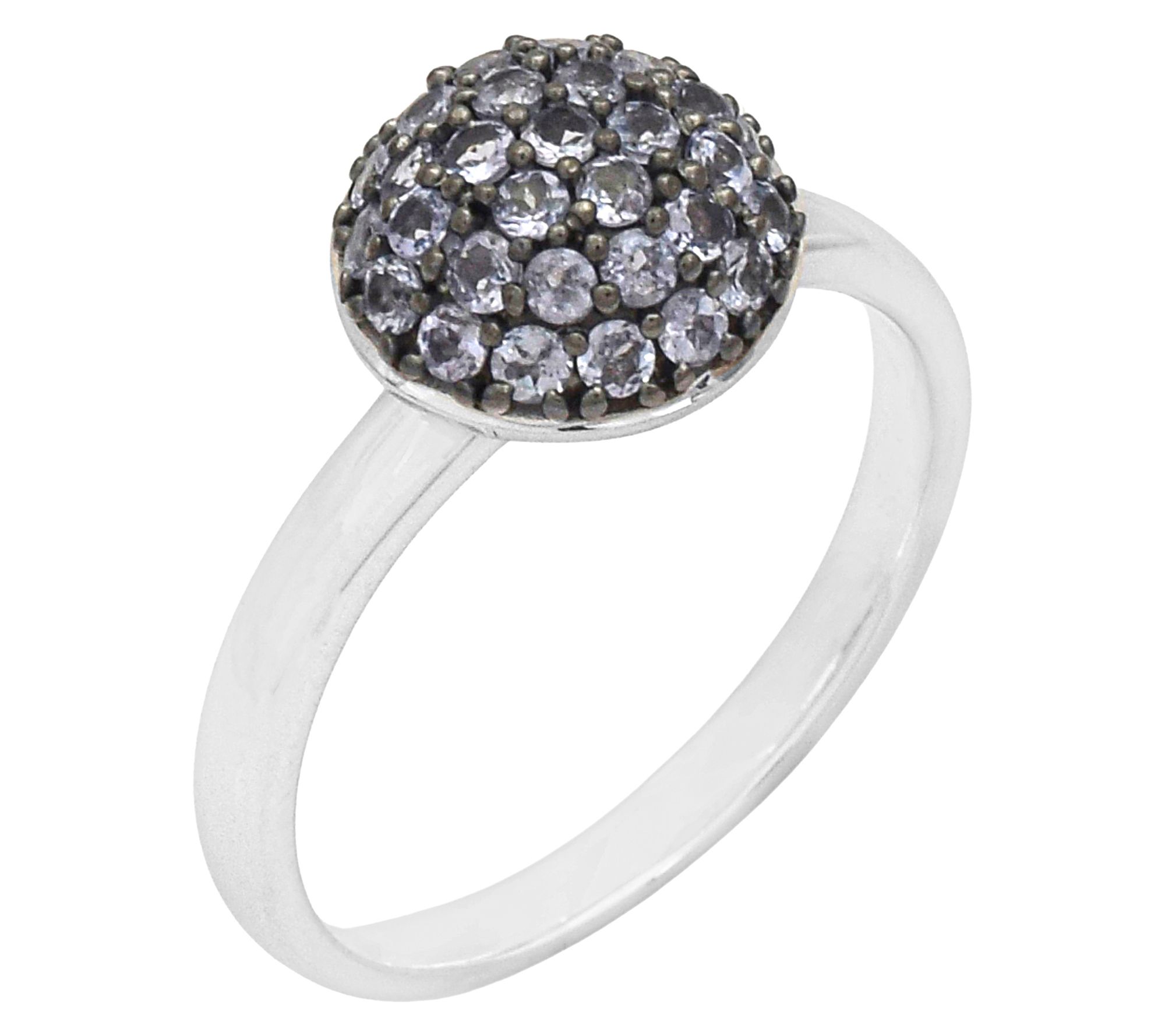 Affinity Gems Cluster Gemstone Ring, Sterling Silver