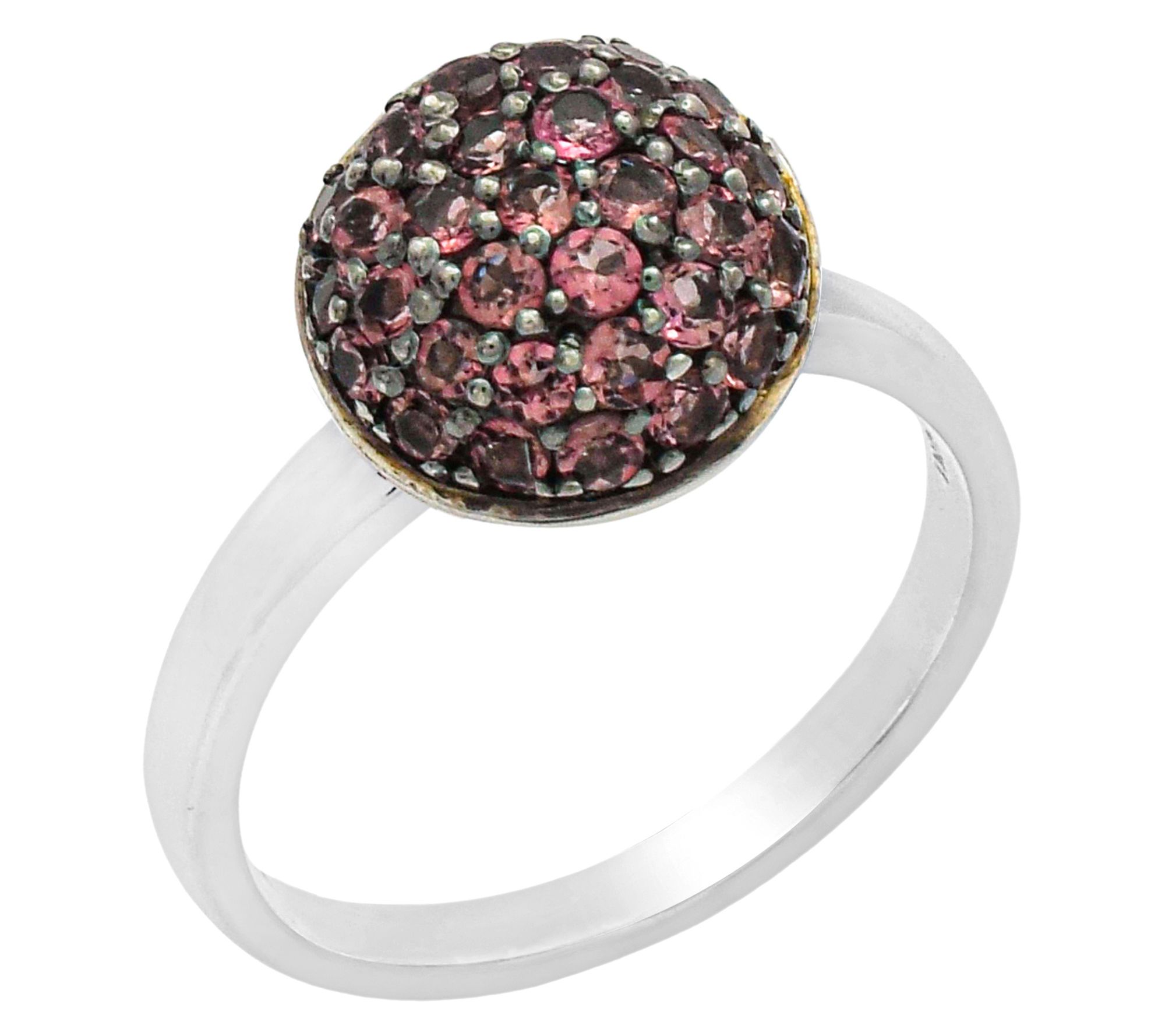 Affinity Gems Cluster Gemstone Ring, Sterling Silver