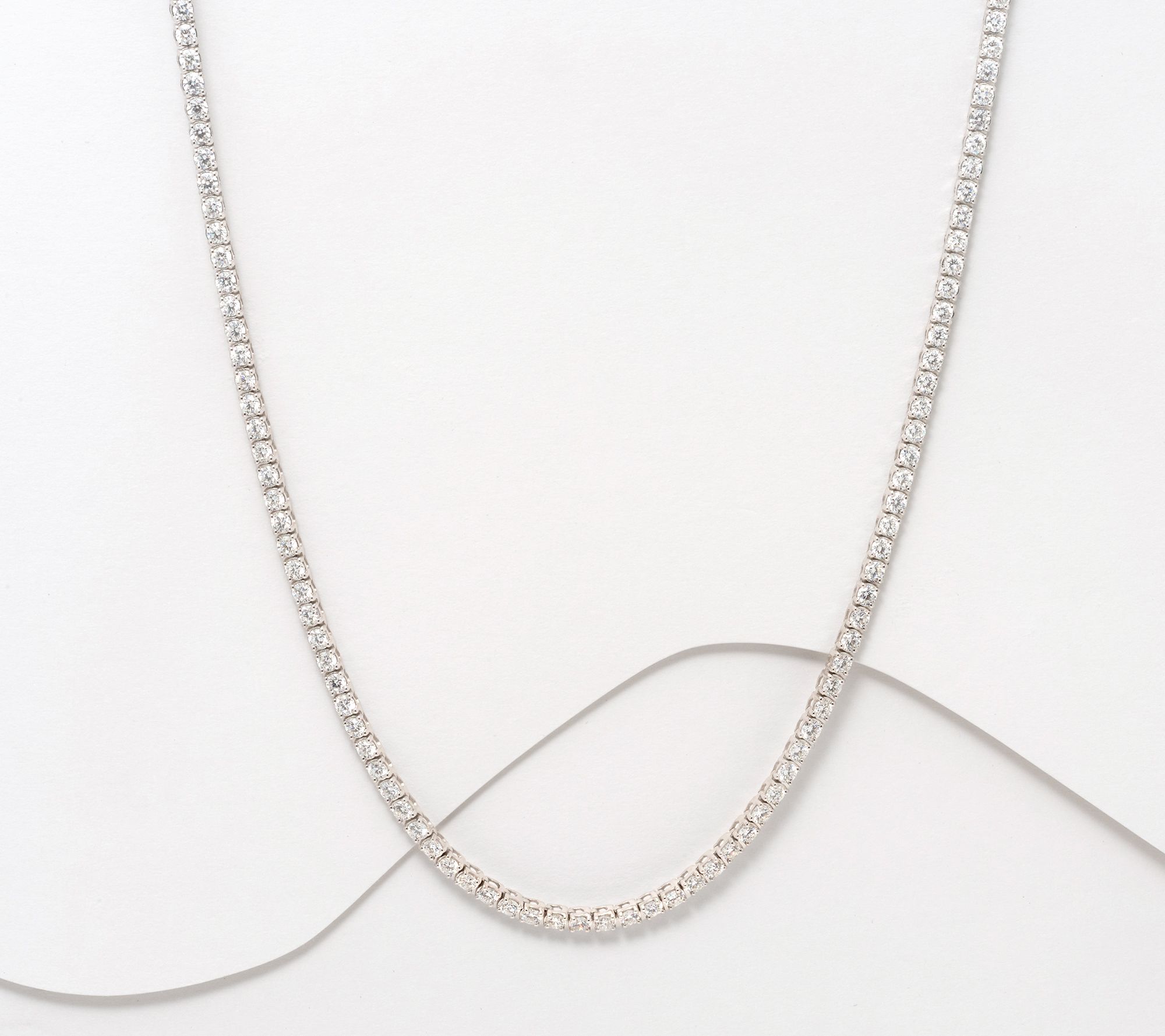 Fire Light Lab Grown Diamond 7.00 cttw Tennis Necklace, 14K