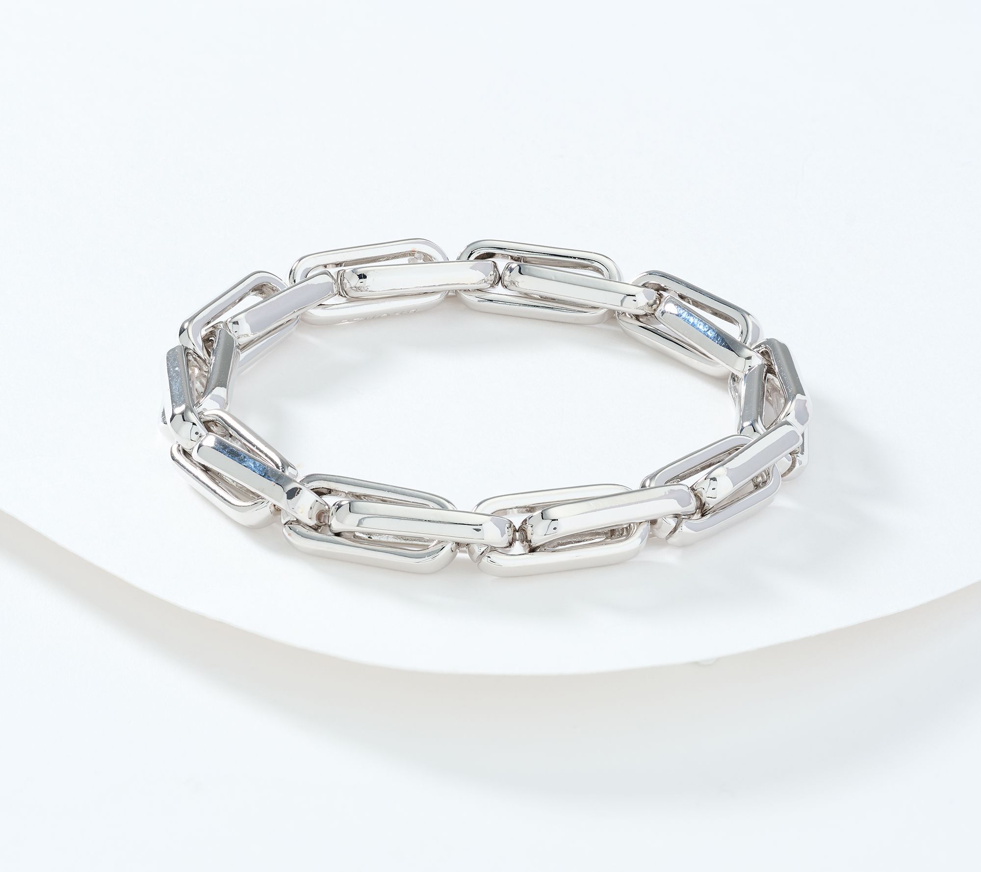 David Markstein Bronze Status Link Stretch Bracelet