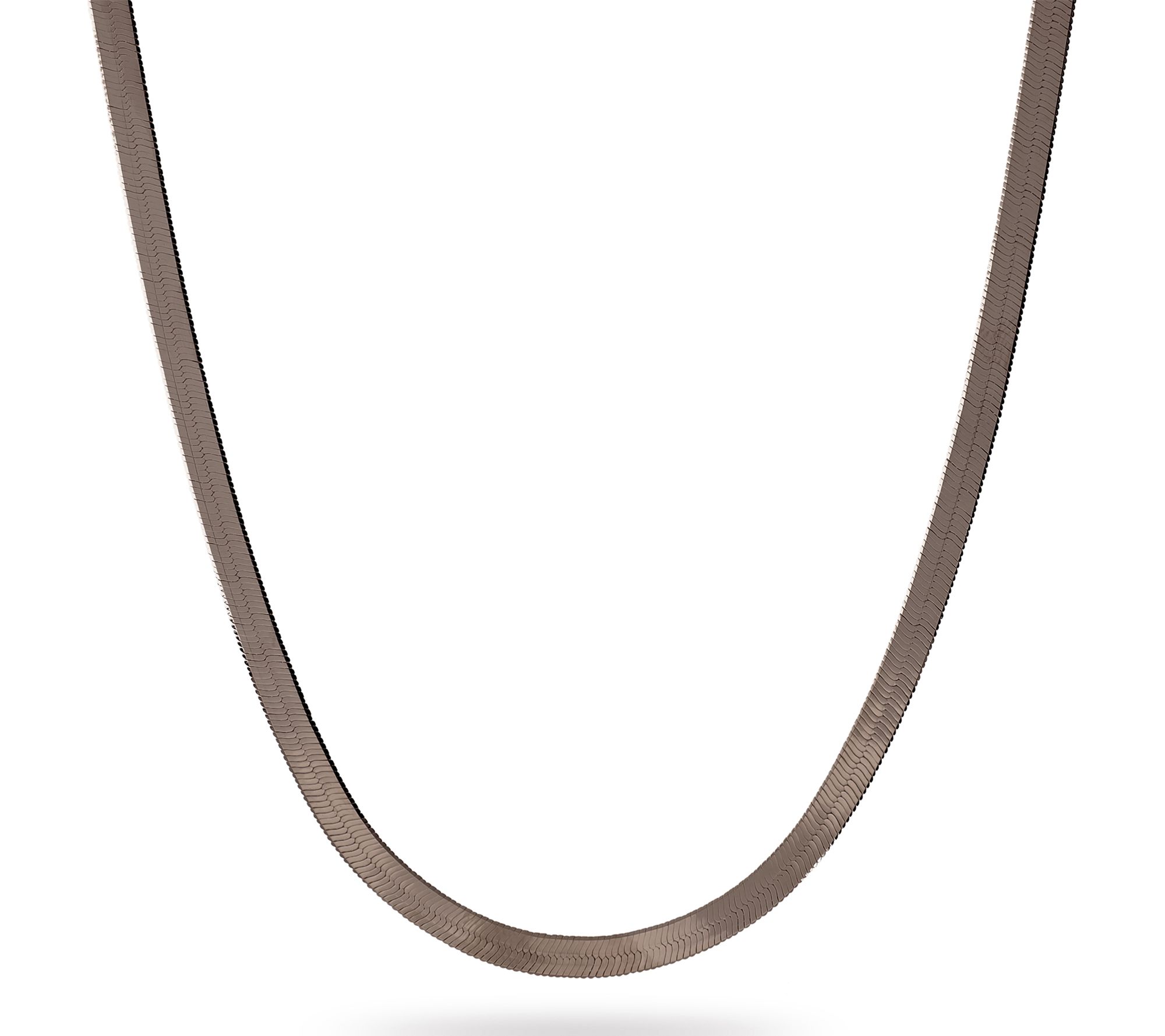 David Markstein Bronze 18" Herringbone Necklace