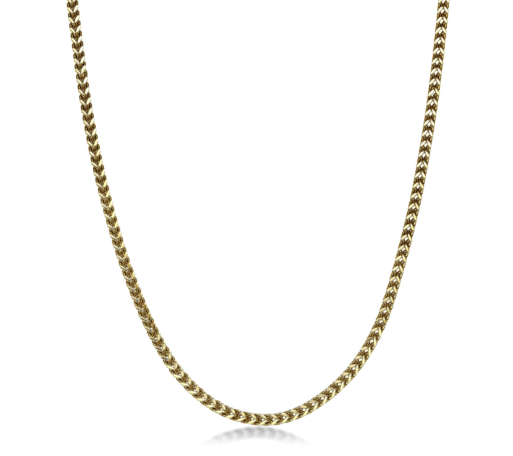 LYNX Men's Stainless Steel Thin Foxtail Chain Necklace
