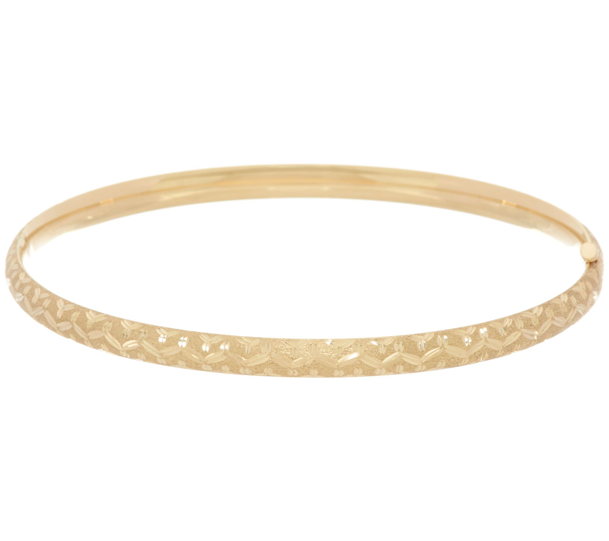 Qvc eterna gold bangle on sale bracelets