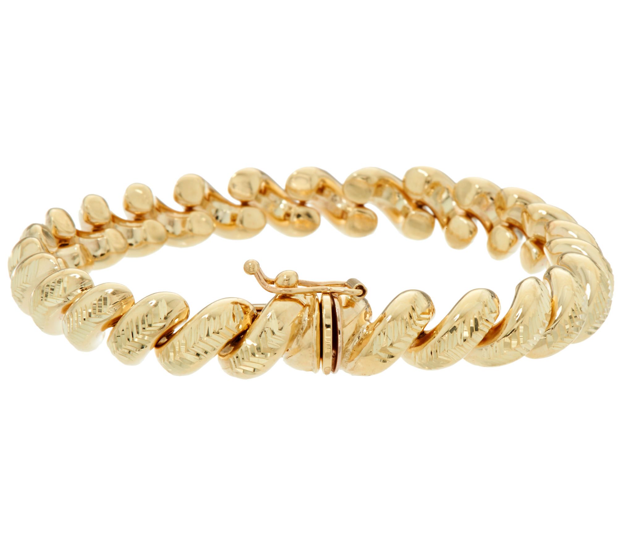 Qvc 14k deals gold bracelets