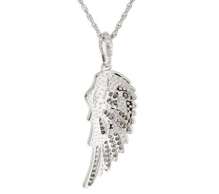 Qvc angel deals wing necklace