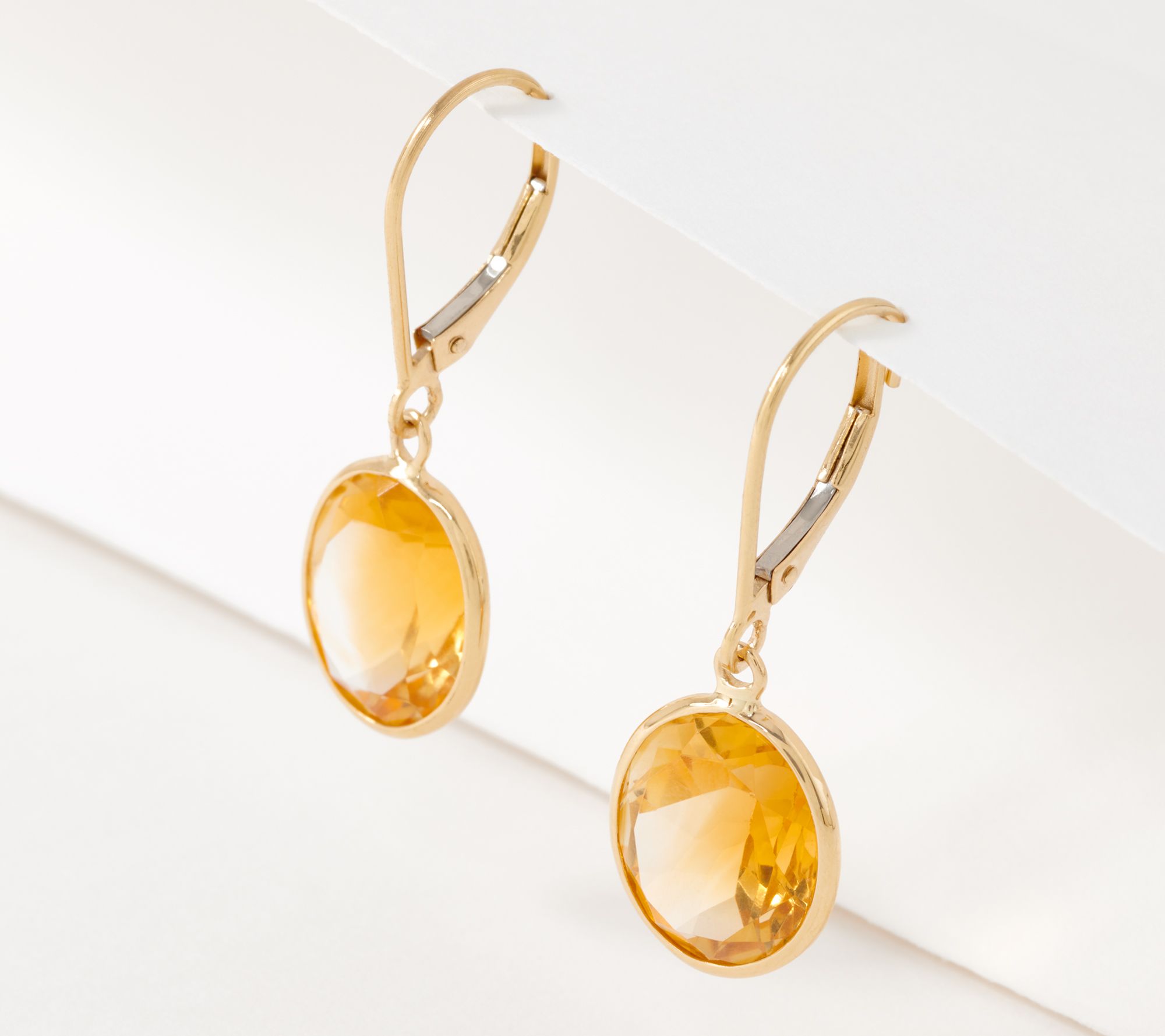 Gemstone 14K Gold Drop Earrings, 7.609.80cttw