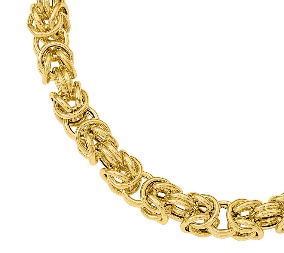 14K Gold Loose Byzantine 8-1/4