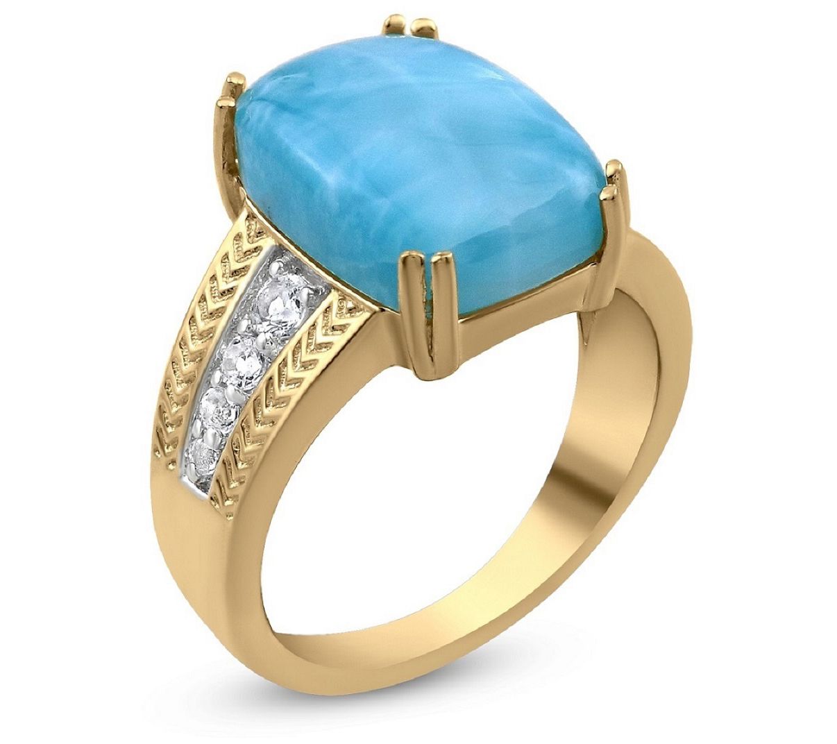 Generation Gems Gemstone Cabochon Ring, 14k Gold Sterling