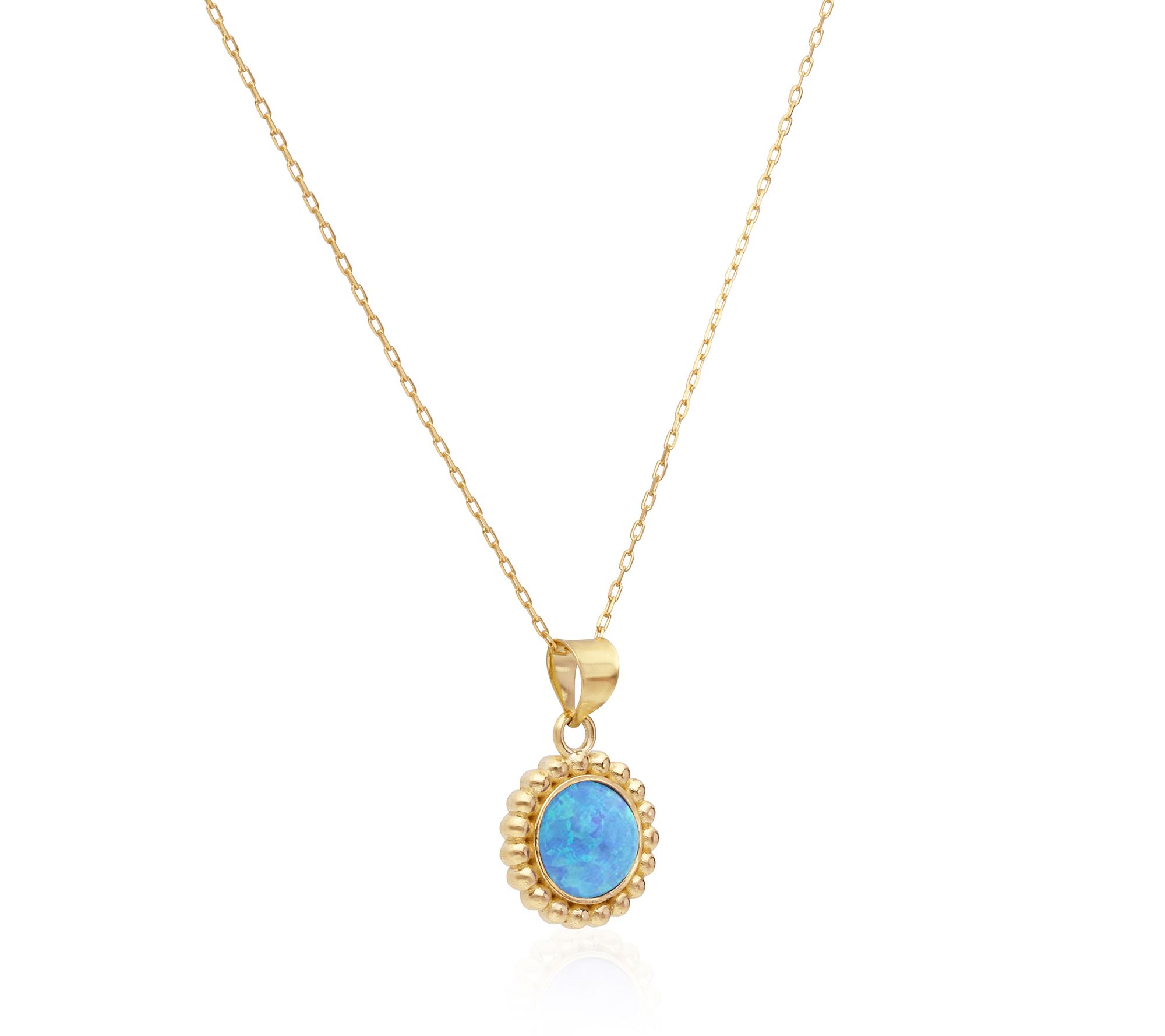 Qvc on sale opal necklace