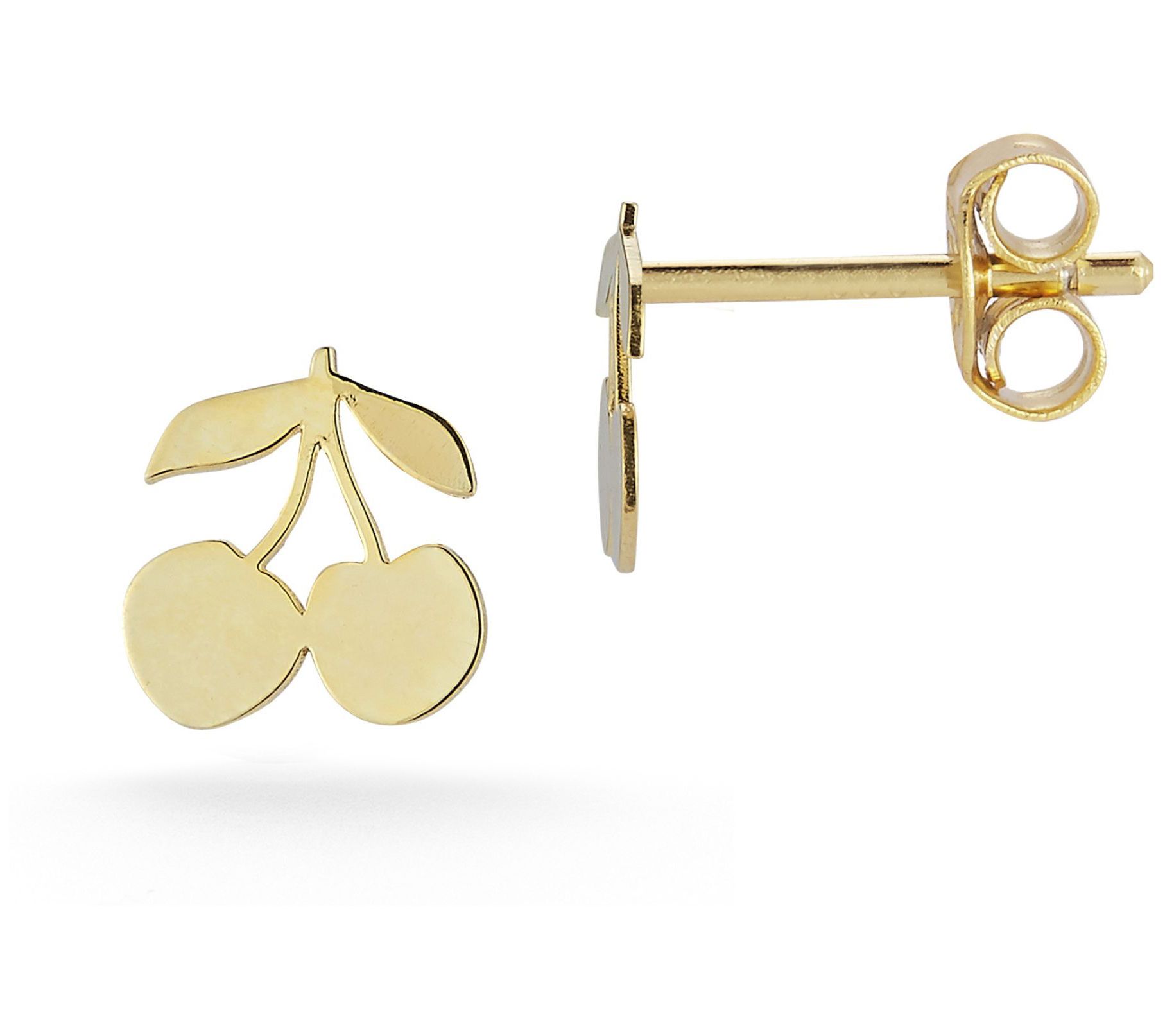 14k gold deals cherry earrings