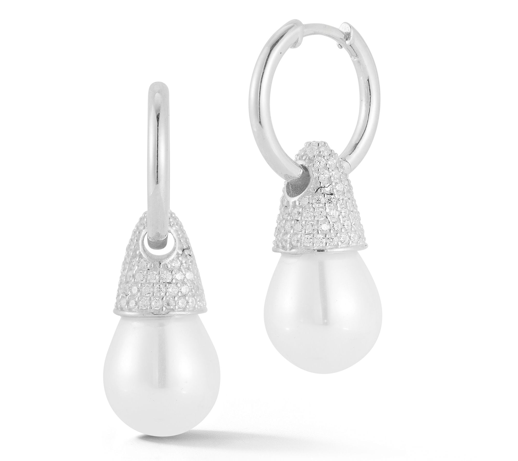 Sterlina Silver Cultured Pearl Statement Earrings, Sterling