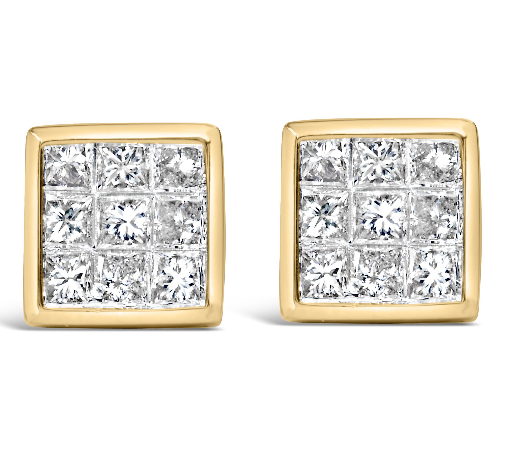 Haus of Brilliance 1.00 cttw Diamond Stud Earrings, 14K Gold