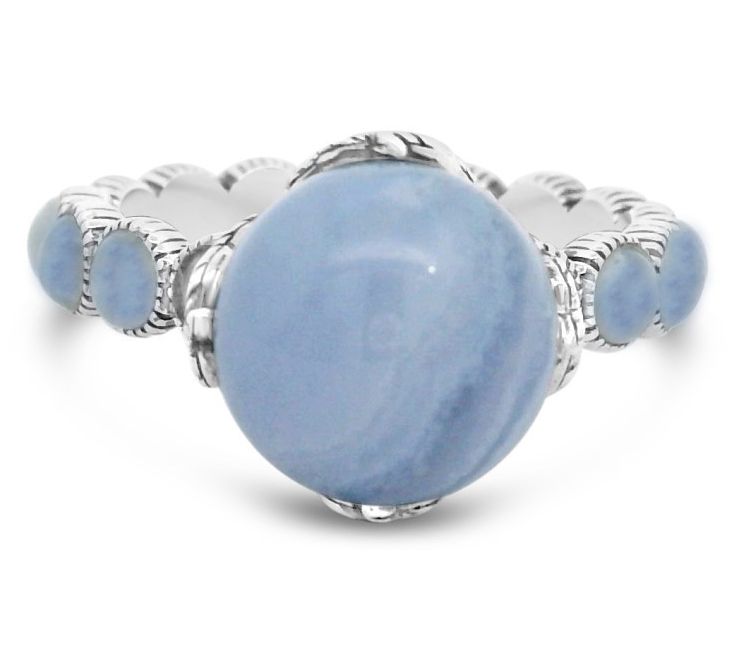 Tiffany Kay Studio Sterling Silver Gemstone Beaded Ring