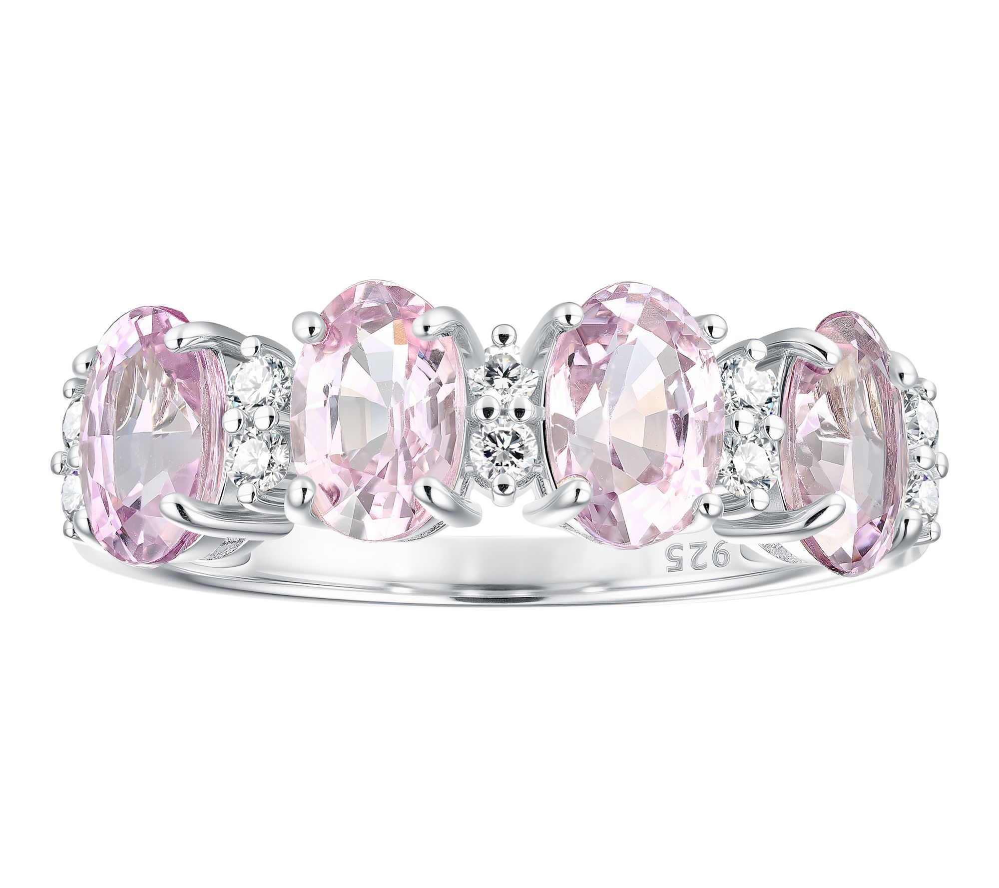 Affinity Gems Oval Cut Multi-Gemstone Band Ring, Sterling