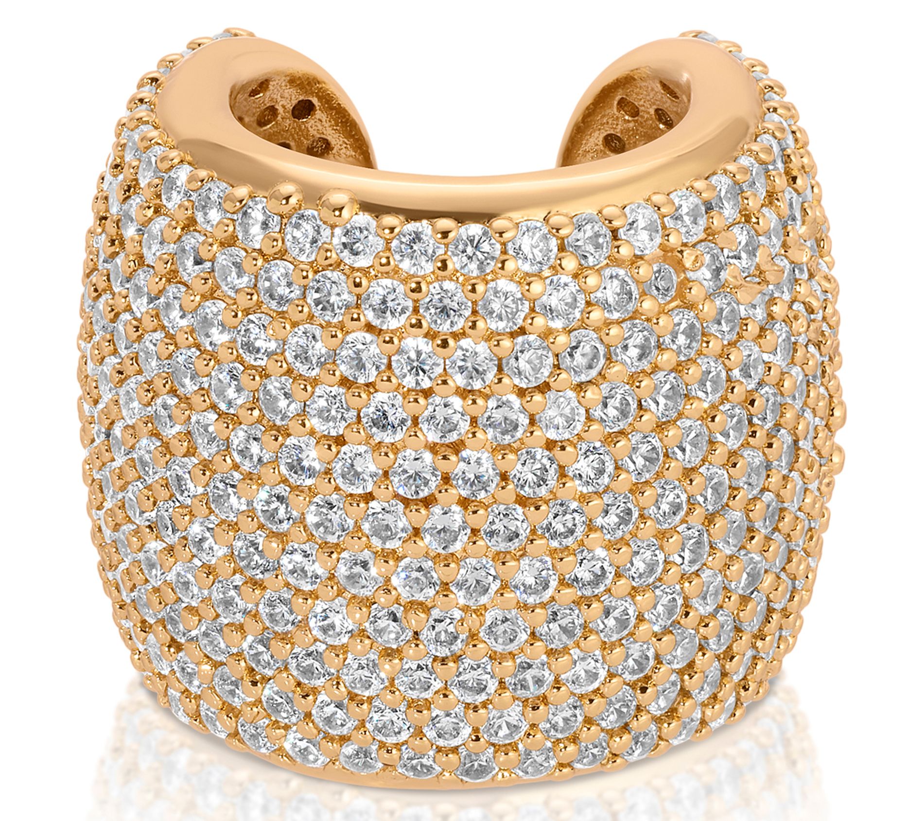 Ettika Pave Cubic Zirconia Chunky Ear Cuff