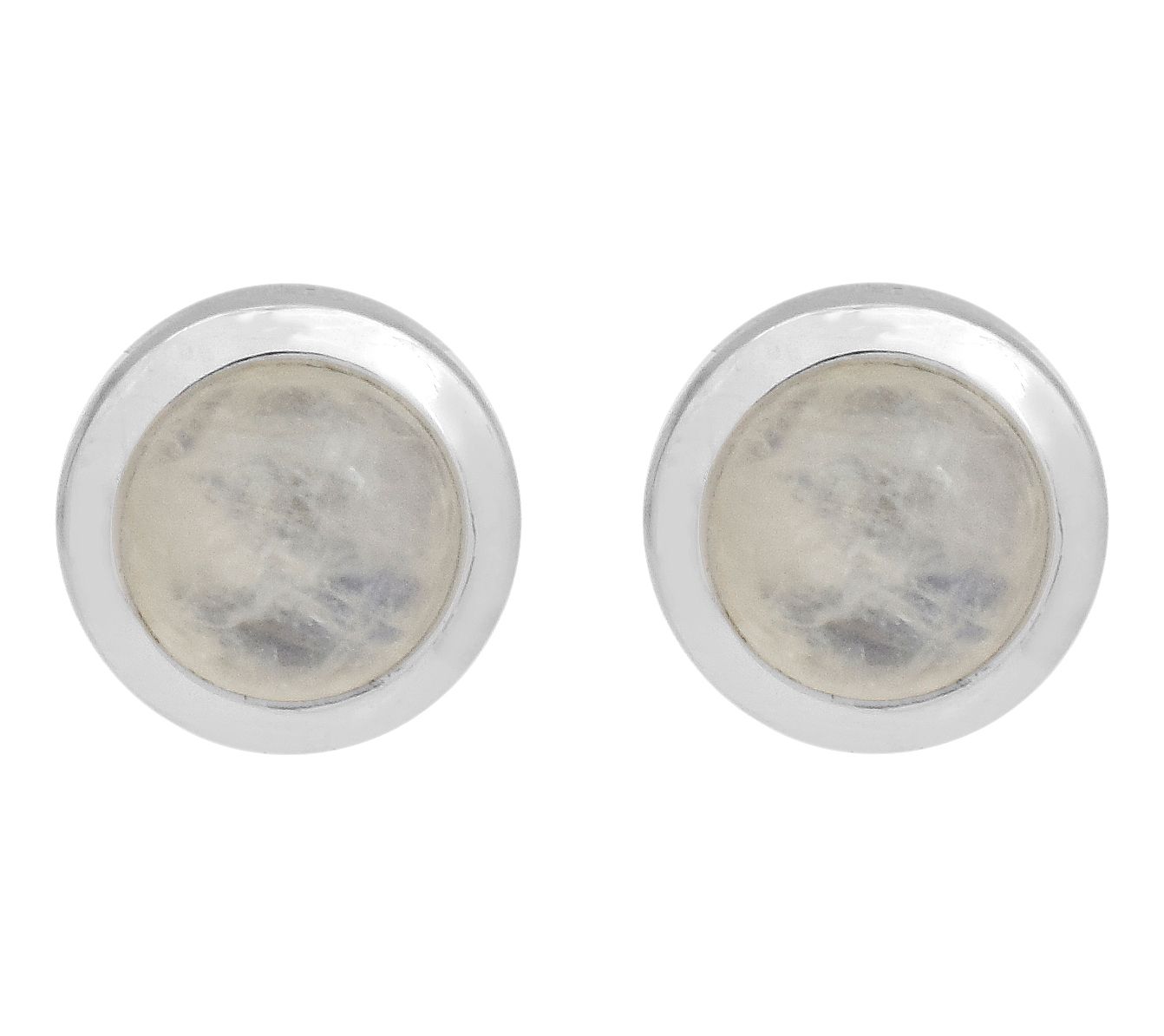 Affinity Gems Round Gemstone Stud Earrings, Sterling Silver