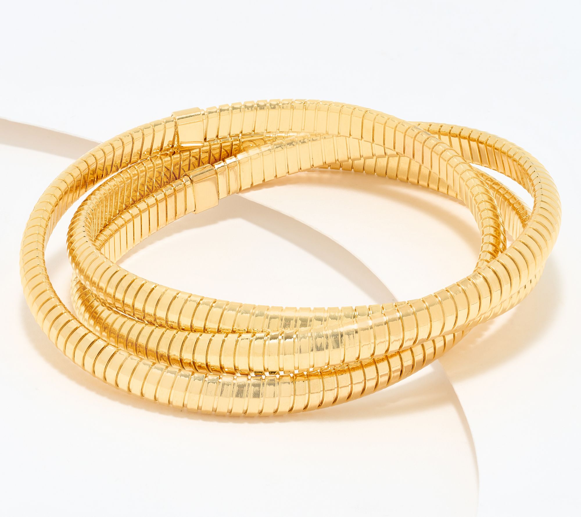 "As Is" David Markstein Bronze Three Strand Tubogas Bracelet