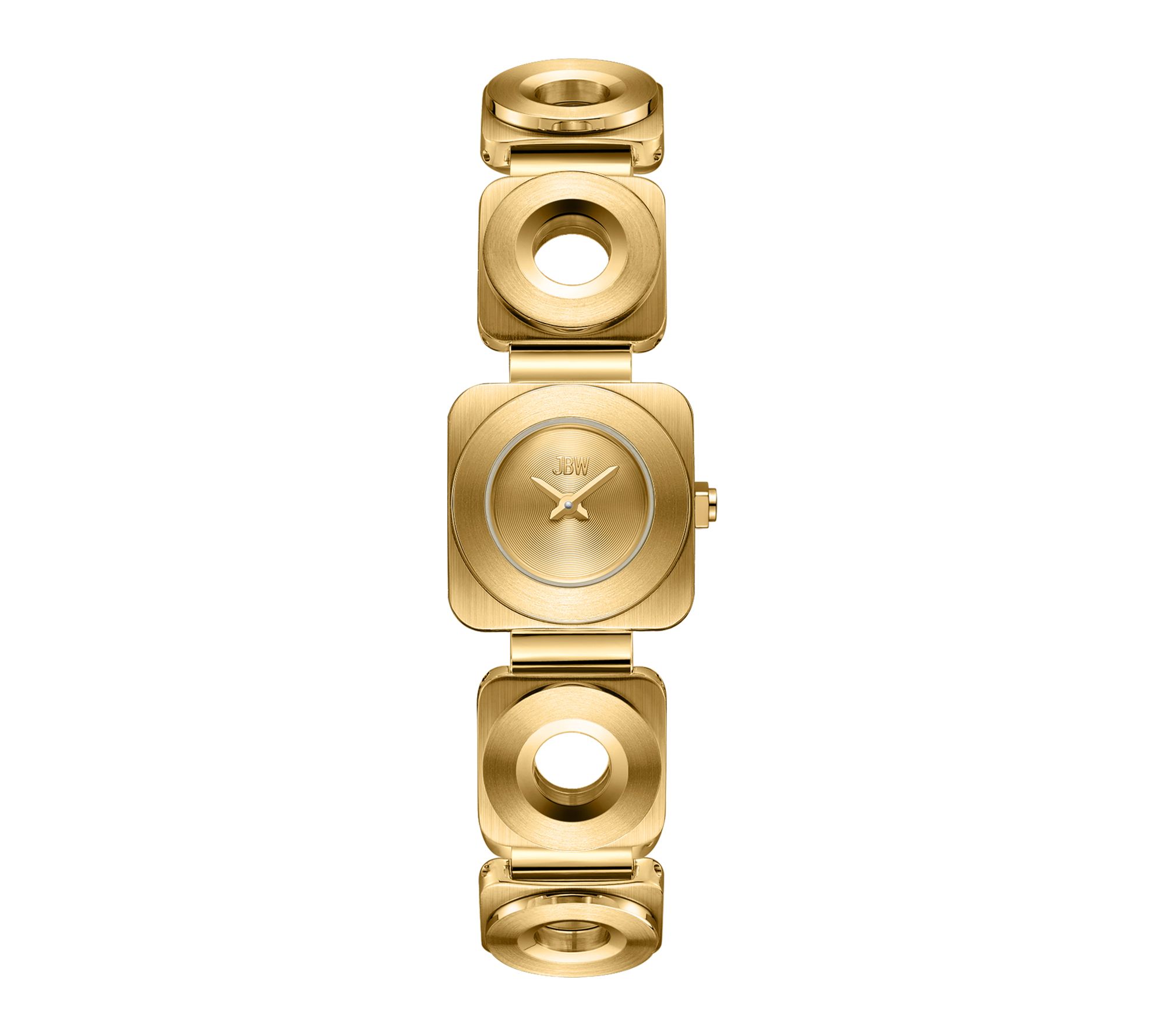 JBW Women's Chasm 18K Gold Plated Open Link Wat ch