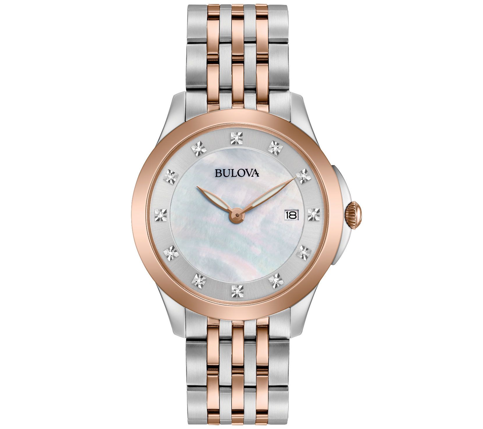 Bulova Ladies' Diamond Accent Two-Tone Watch