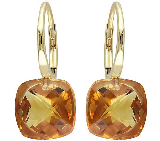 Details about   1.2 Carat 14K Solid Gold Iris Citrine Earrings