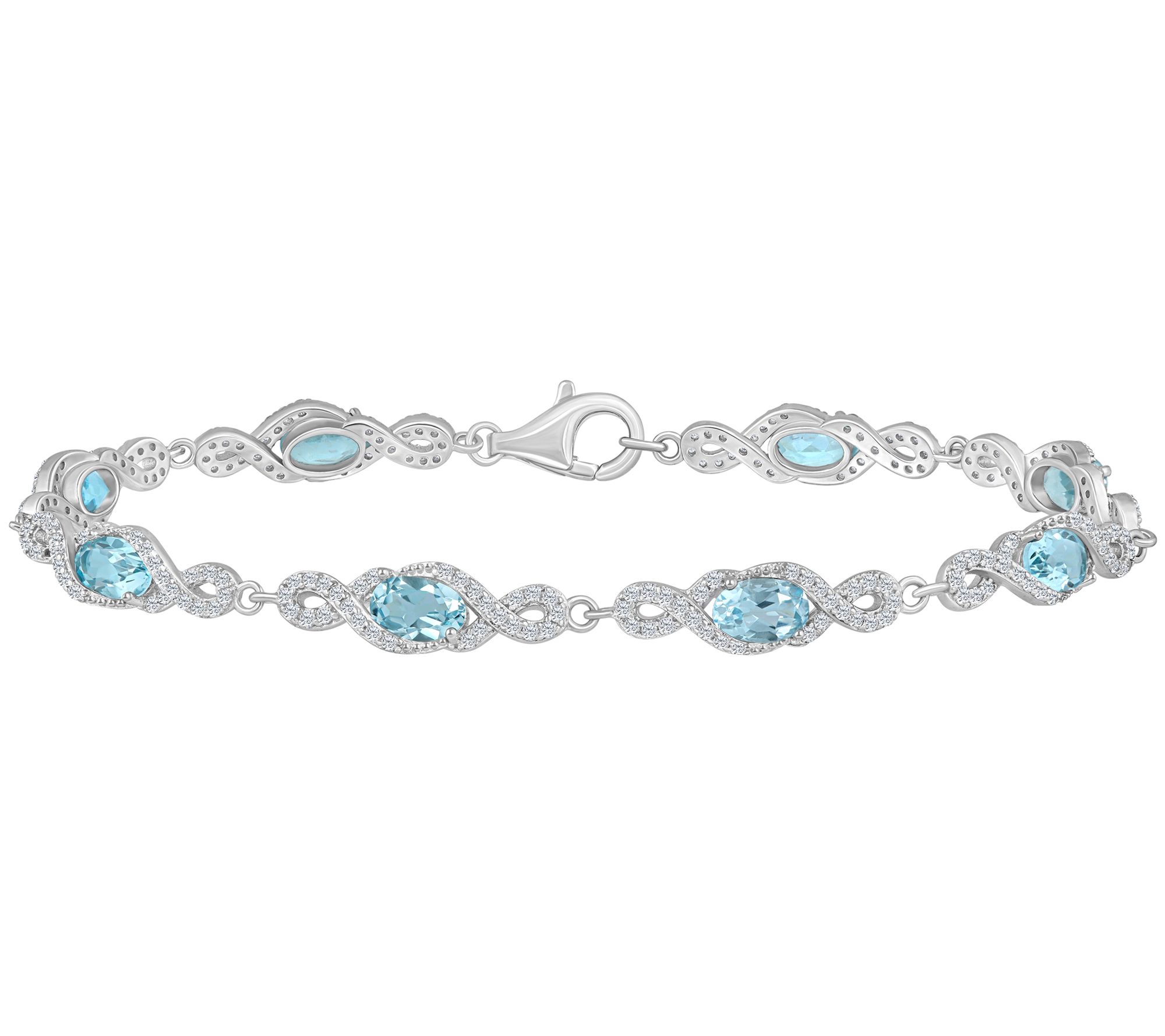 Affinity Gems Multi-Gemstone Bracelet, Sterling Silver