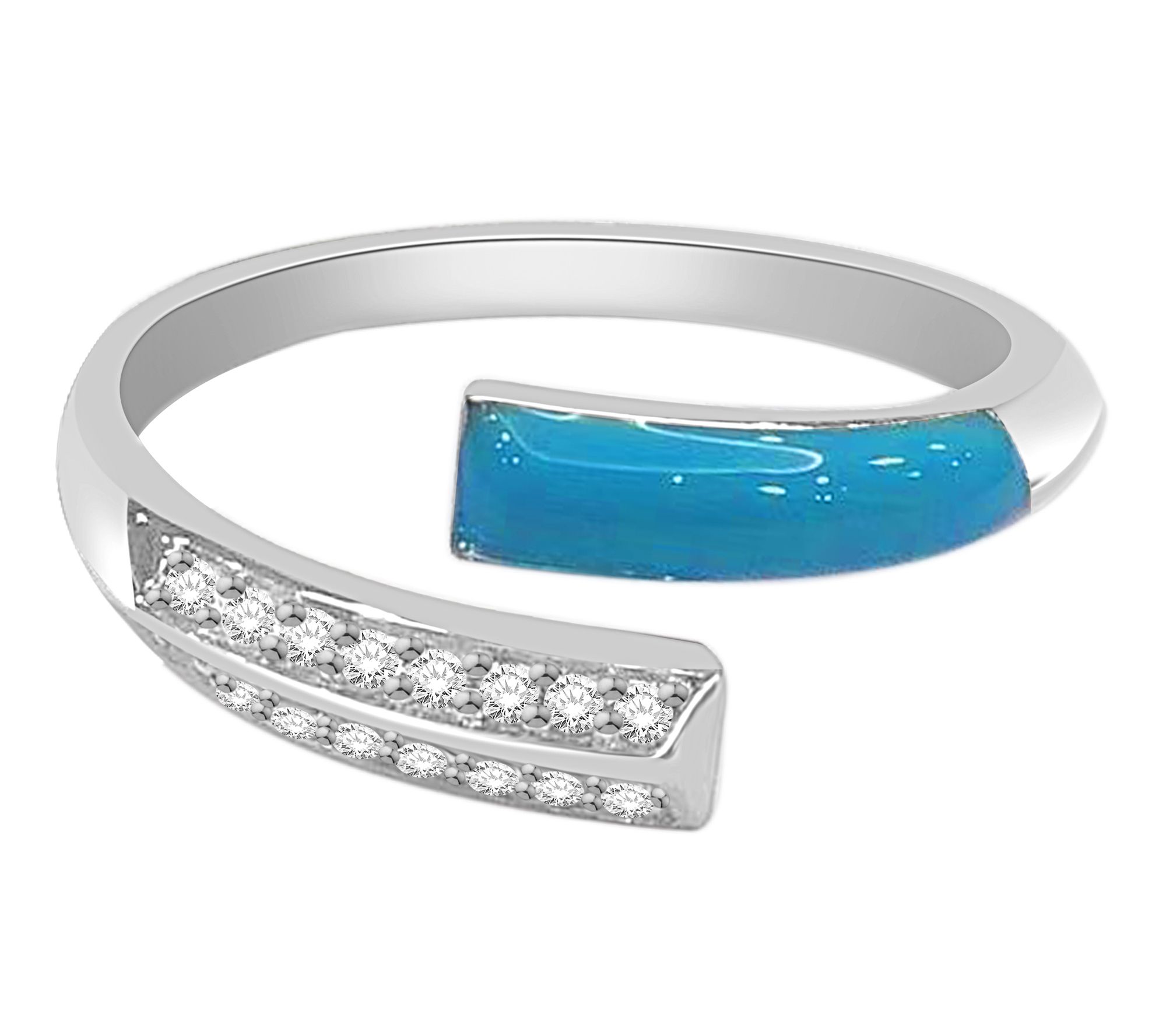 Qvc store enamel rings