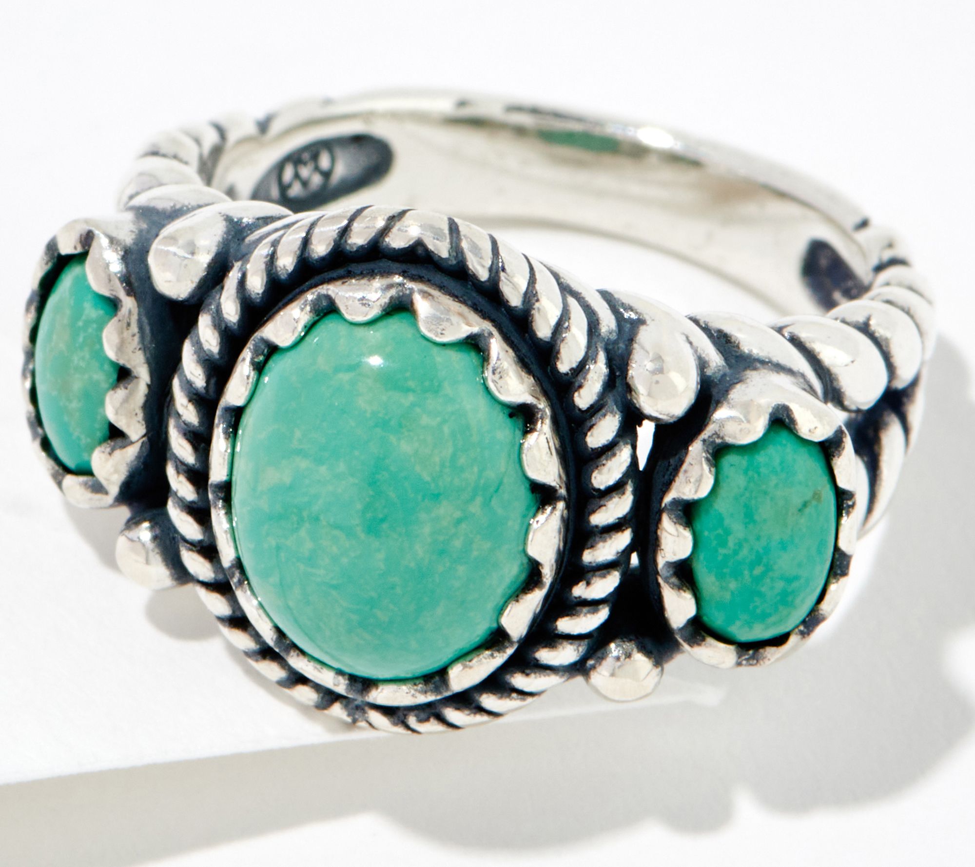 Qvc deals turquoise rings