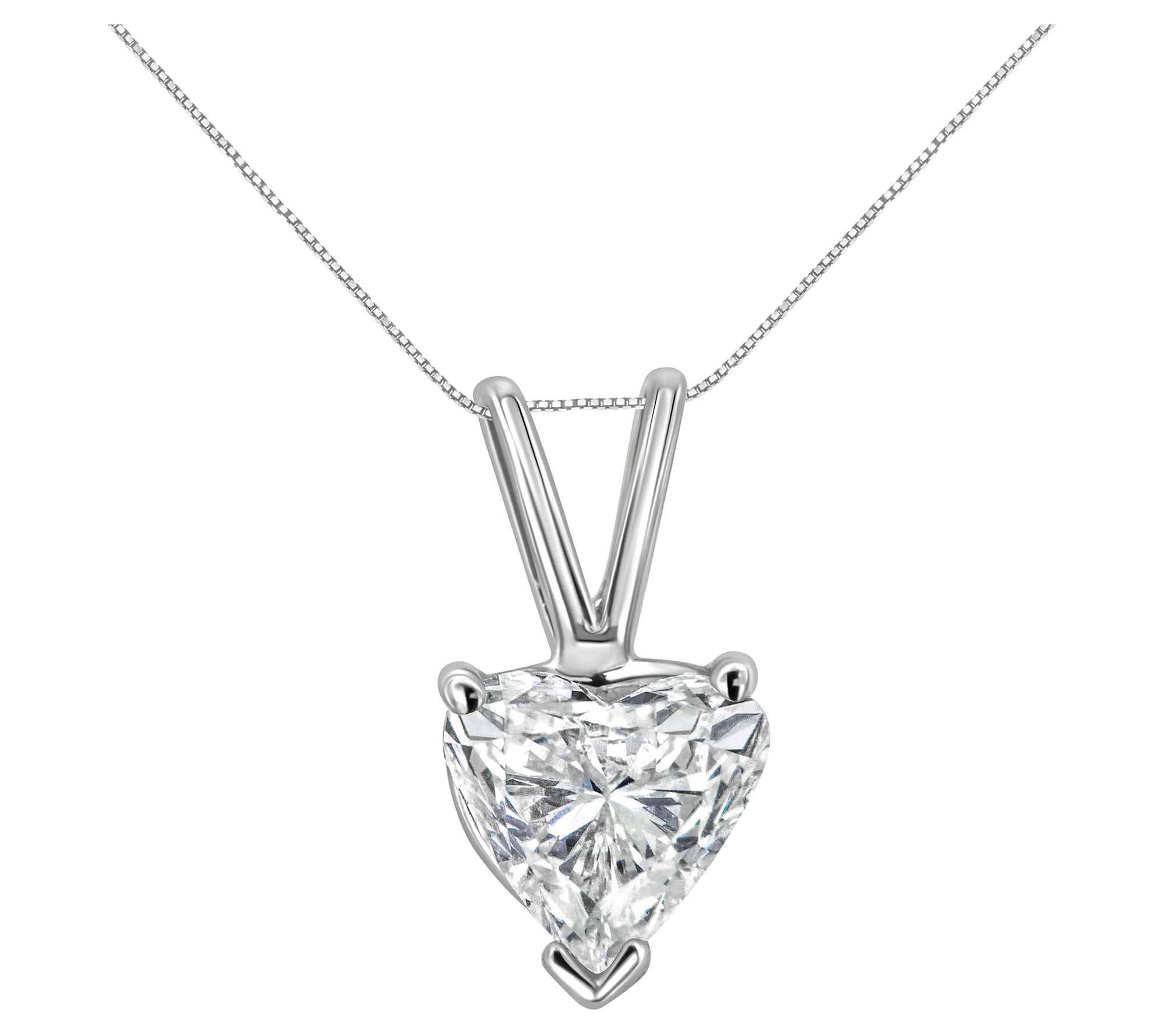 Haus of Brilliance Lab Grown Diamond Pendant w/ Chain, 14K Gol