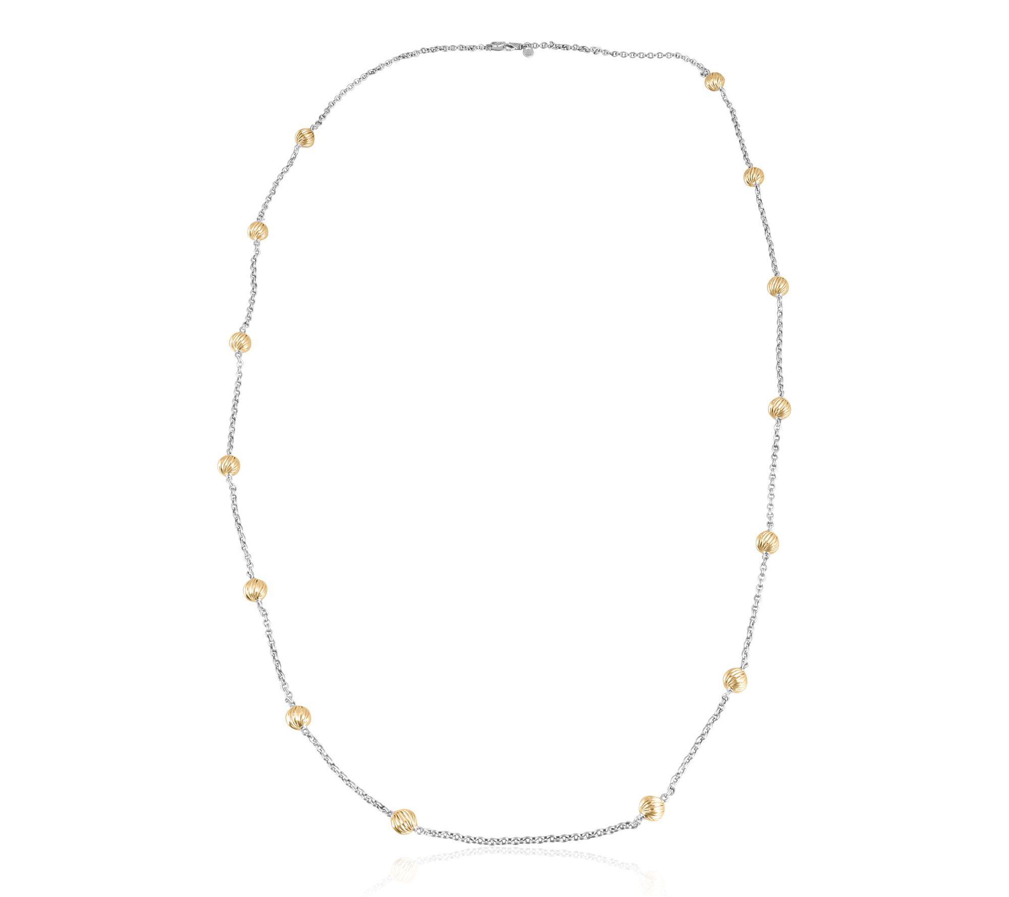 Christian James by Scott Grimes Two-Tone 48" Bead Necklace