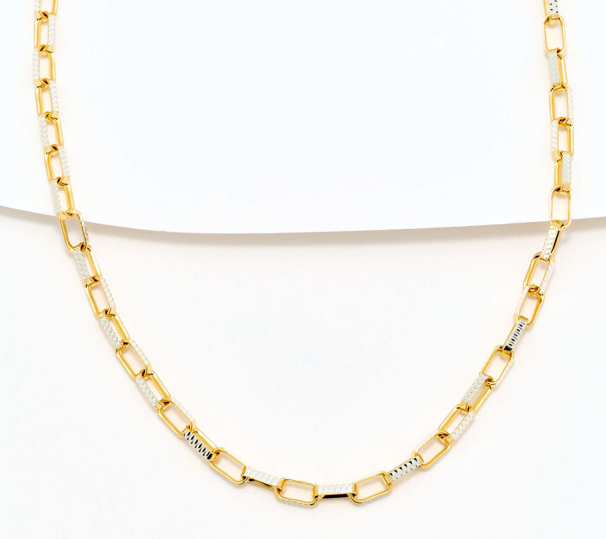 David Markstein Sterling Silver Premiere Luxe Paperclip 18" Necklace