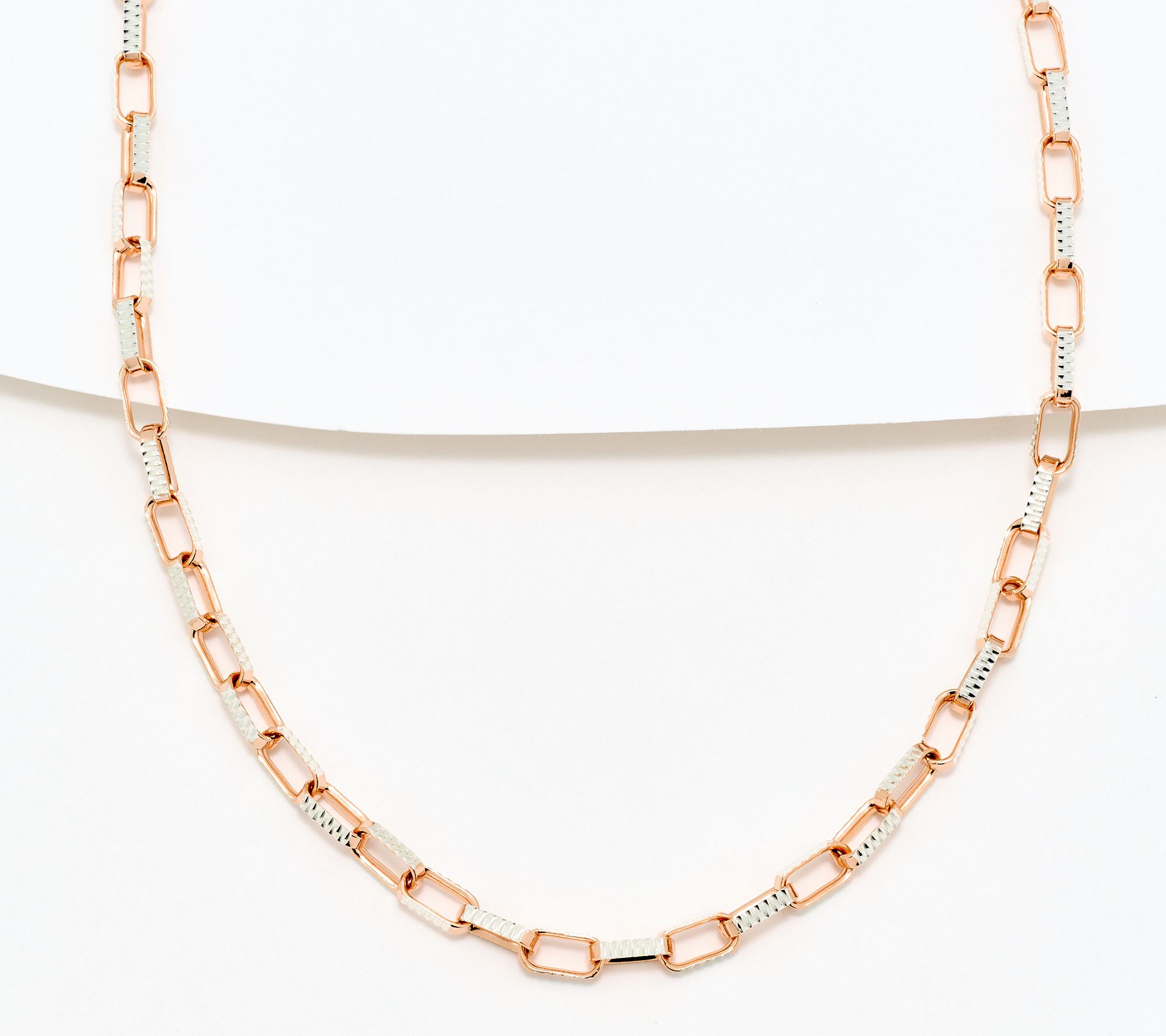 David Markstein Sterling Silver Premiere Luxe Paperclip 18" Necklace