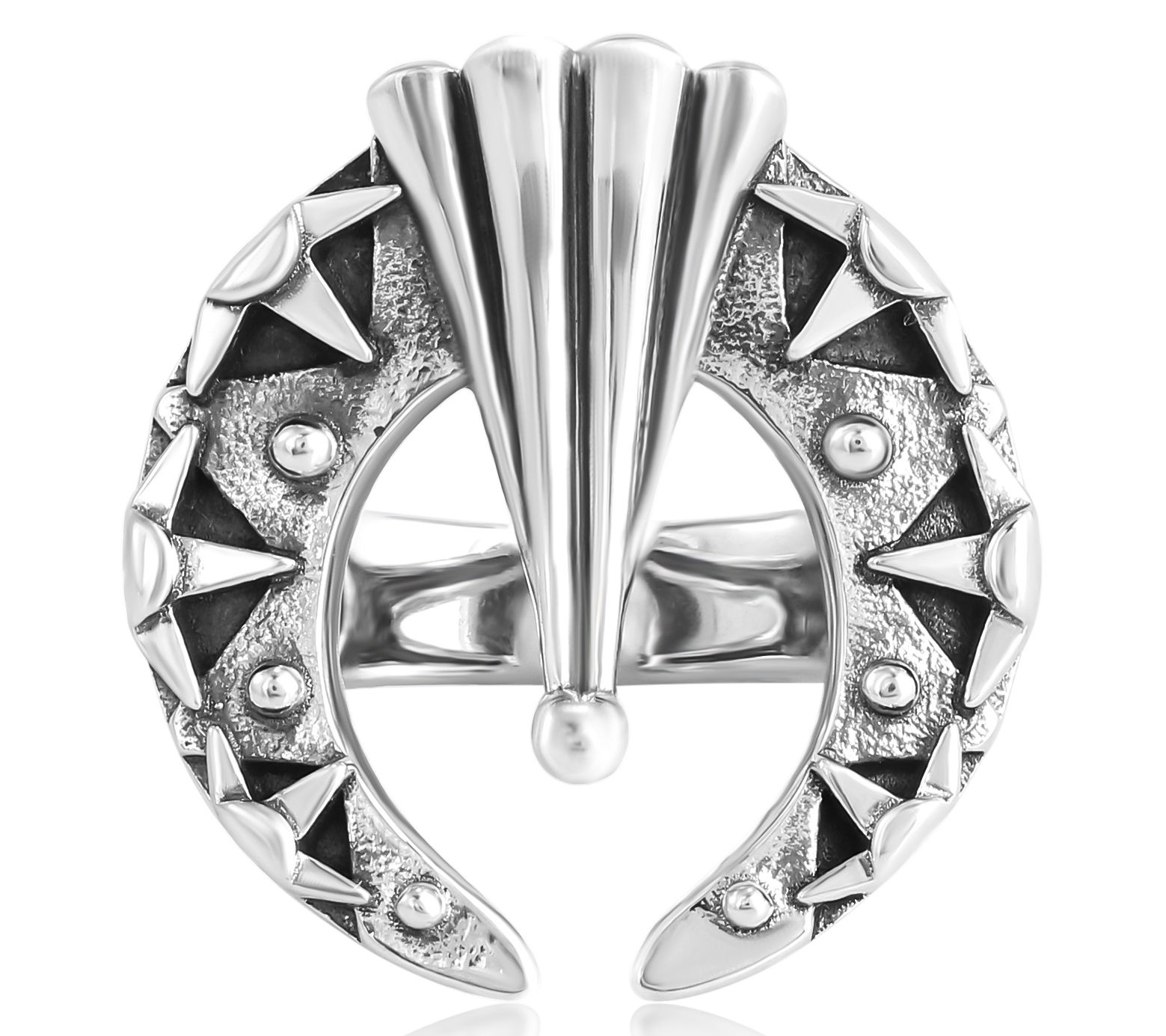 Fritz Casuse Sterling Silver Textured Naja Ring