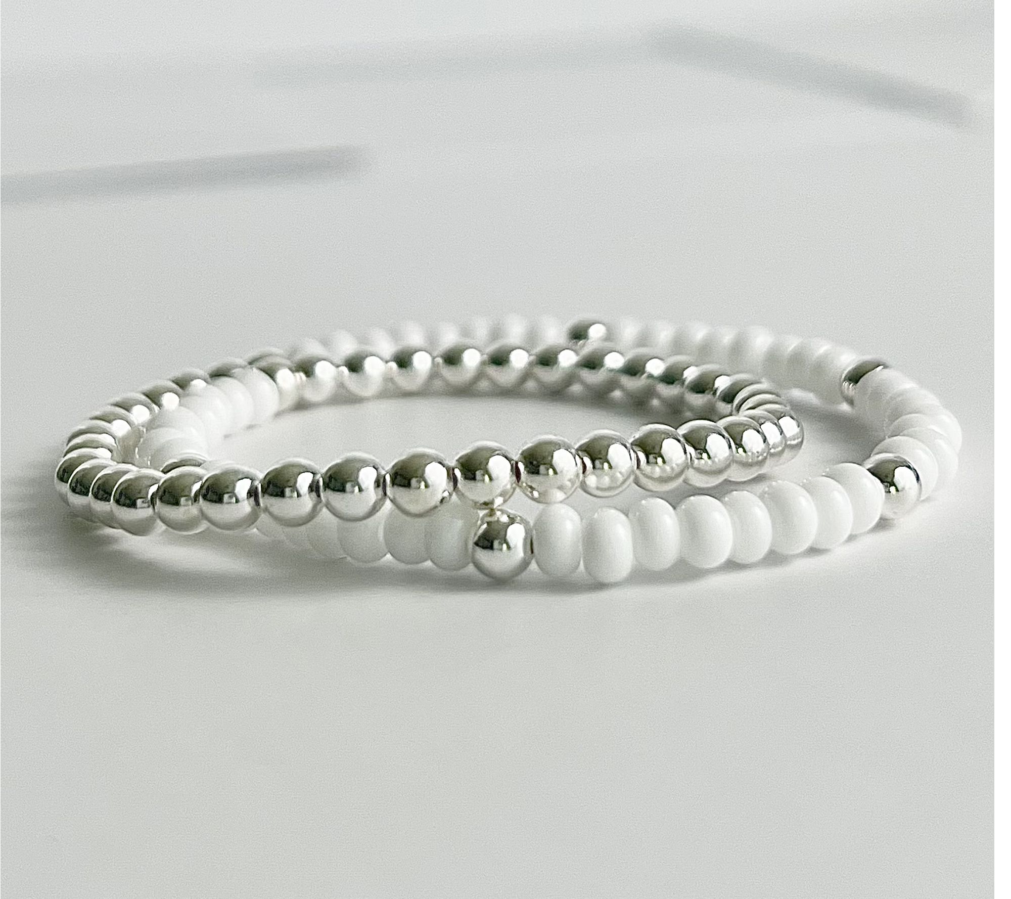 MaeMarie Wraps Pure Double Slip On Bracelet, Sterling Silver
